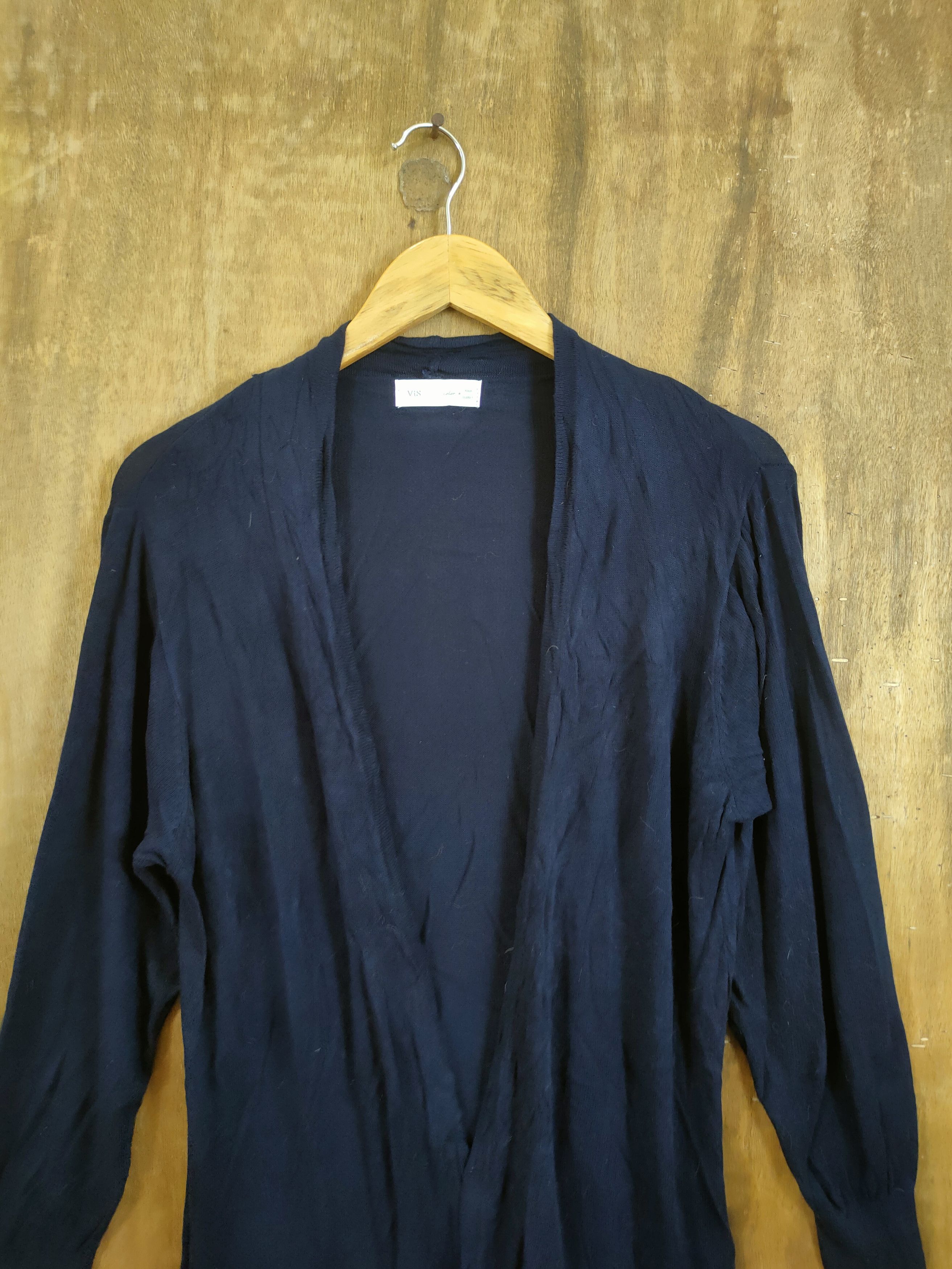 Japanese Brand Vis thin cardigan japan knitwear #6171 Size US L / EU 52-54 / 3 - 3 Thumbnail