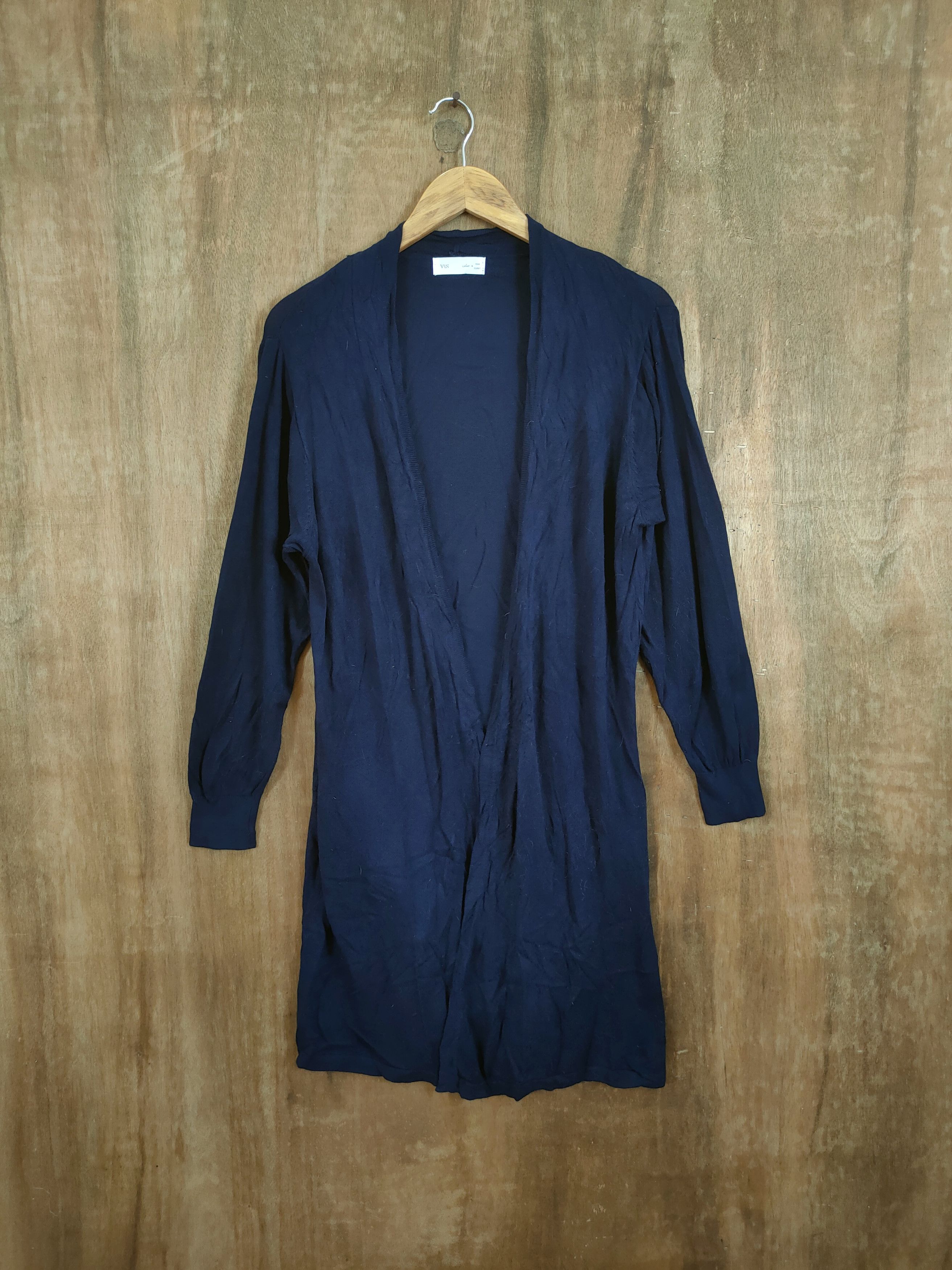 Japanese Brand Vis thin cardigan japan knitwear #6171 Size US L / EU 52-54 / 3 - 1 Thumbnail