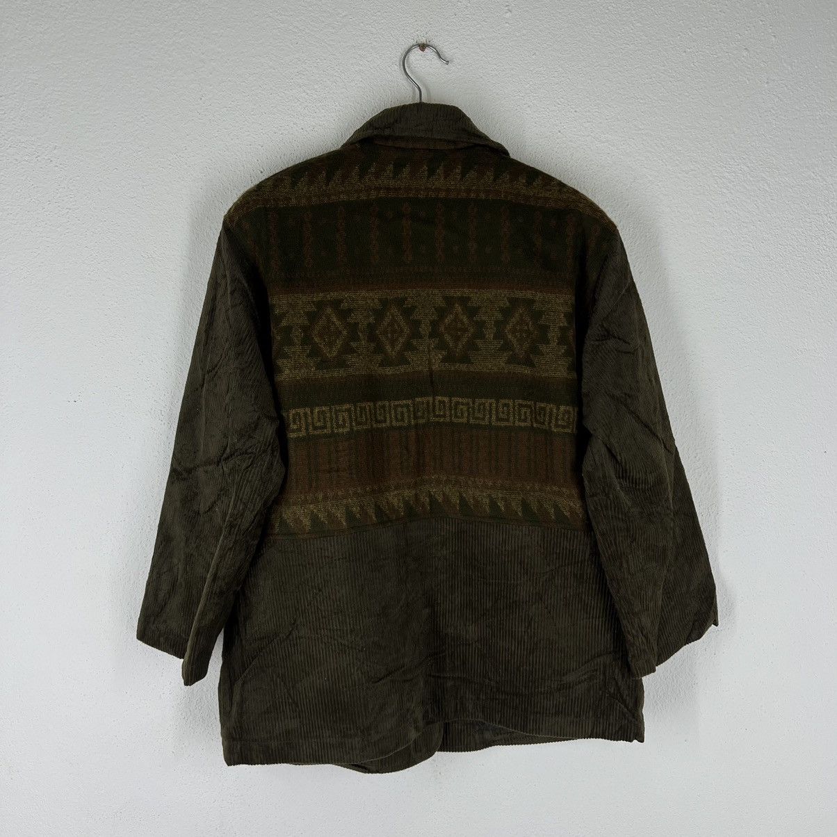 Japanese Brand VINTAGE NAVAJO AZTEC WOOL JACKET JEANJAURES JAPAN MADE Size US M / EU 48-50 / 2 - 8 Thumbnail