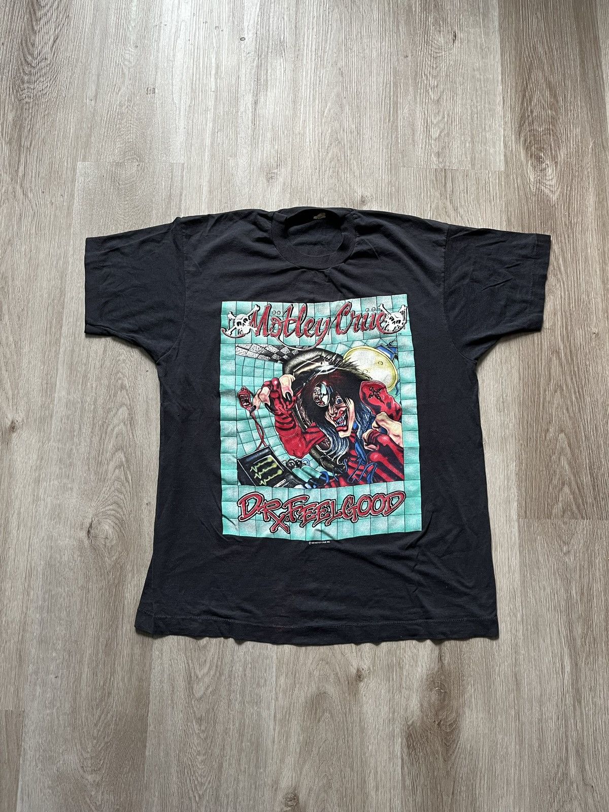 Vintage Vintage 1989 Motley Crue Dr Feelgood Shirt Size US M / EU 48-50 / 2 - 1 Thumbnail