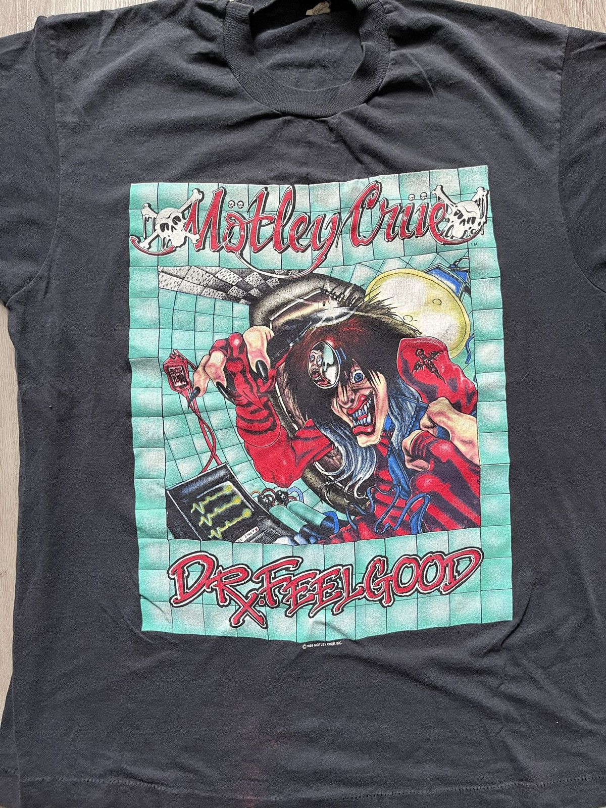 Vintage Vintage 1989 Motley Crue Dr Feelgood Shirt Size US M / EU 48-50 / 2 - 6 Thumbnail