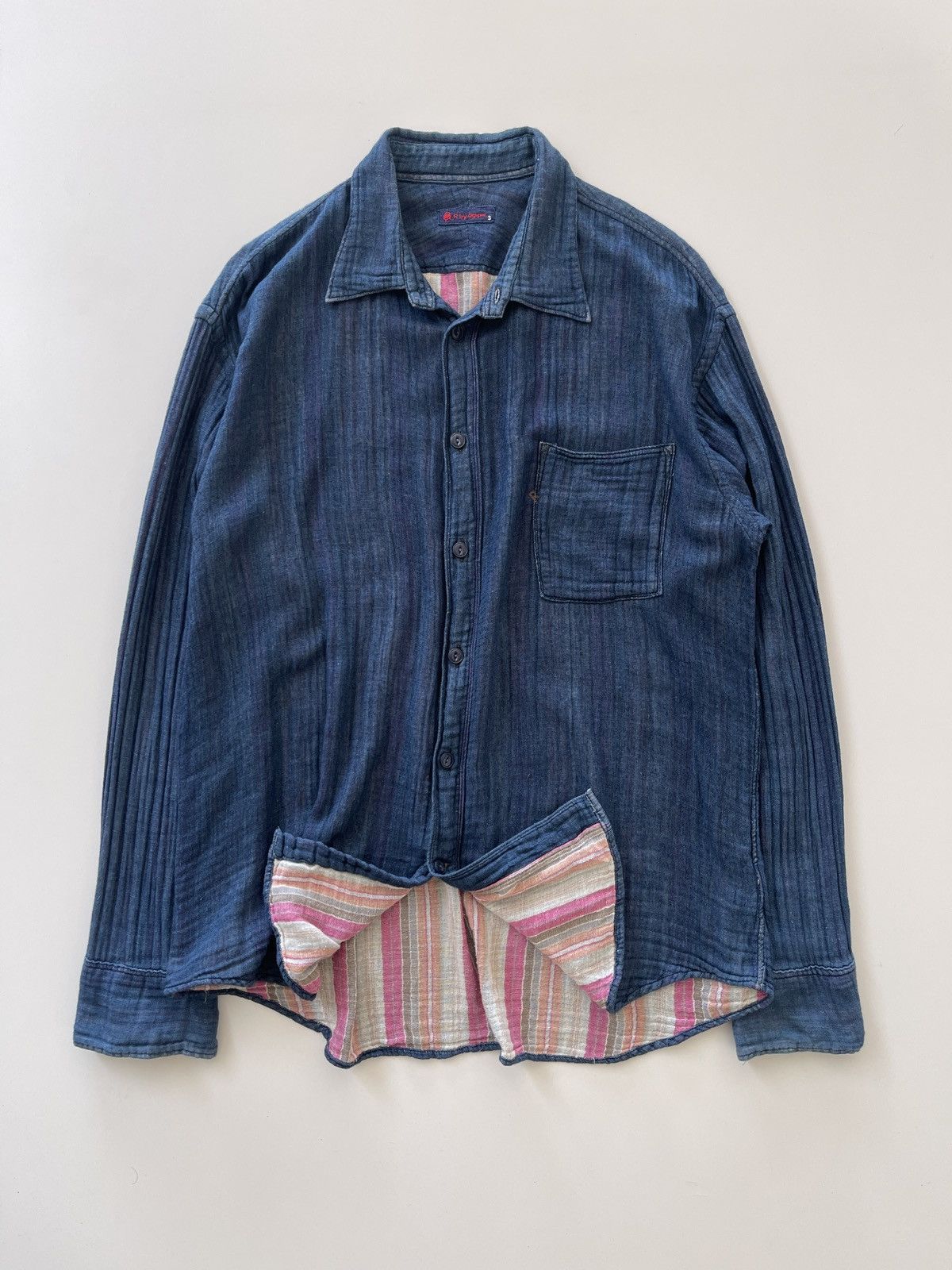 45rpm 45rpm indigo Button Up Shirts Size US M / EU 48-50 / 2 - 2 Thumbnail