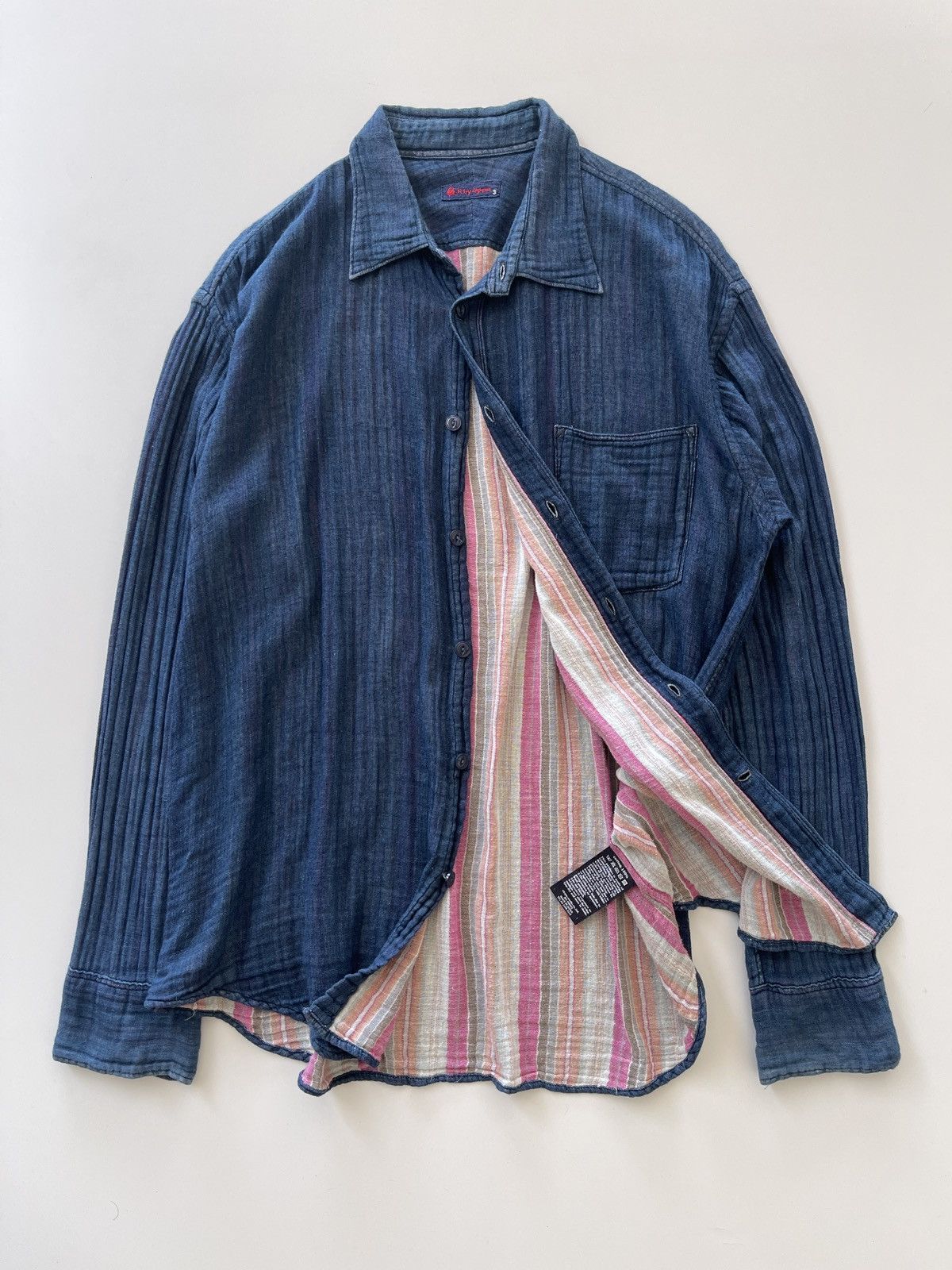 45rpm 45rpm indigo Button Up Shirts Size US M / EU 48-50 / 2 - 4 Thumbnail