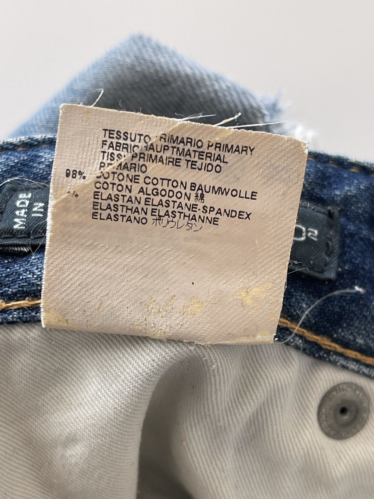 Dsquared2 Dsquared2 Distressed Rusty Denim Size US 29 - 18 Thumbnail