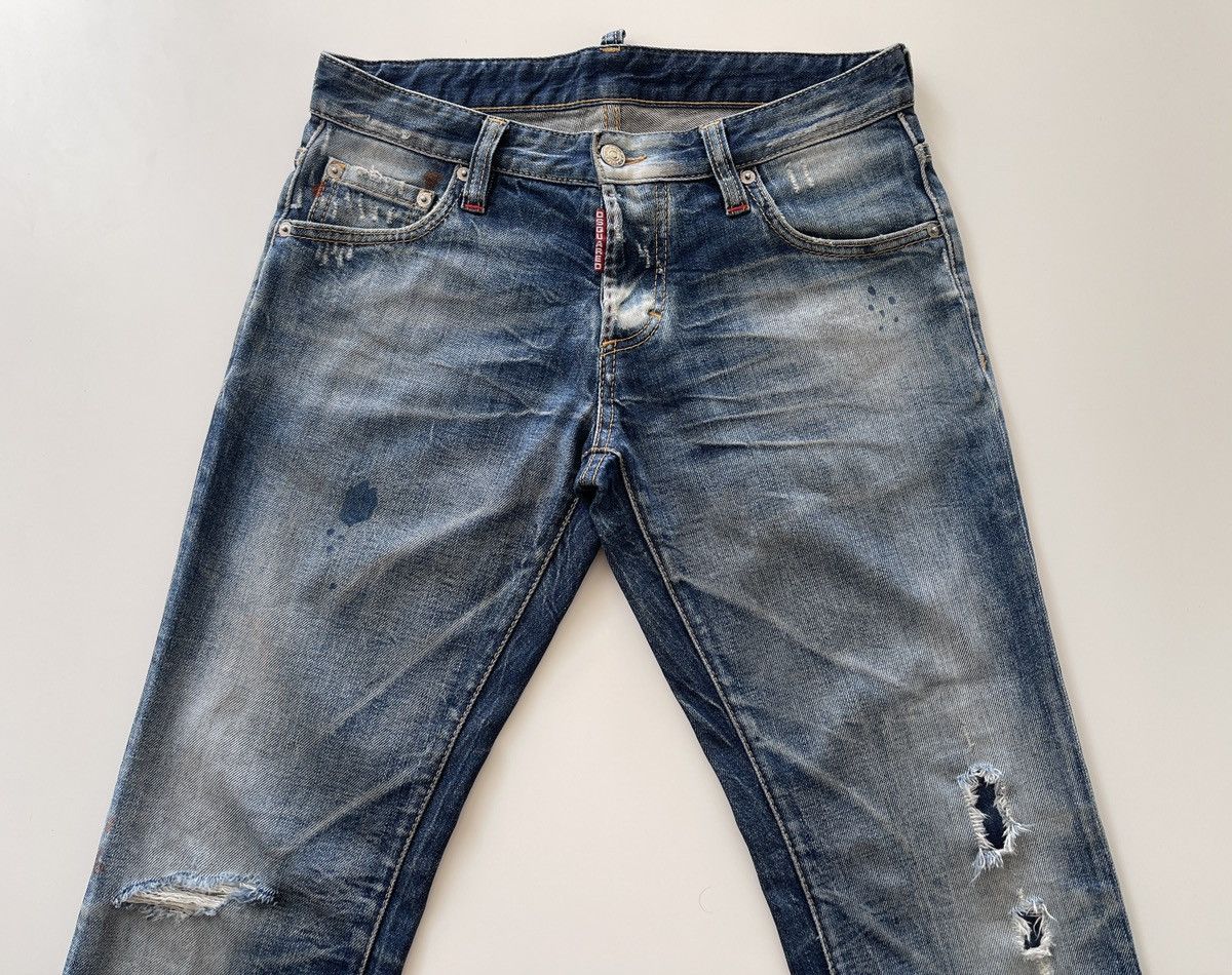 Dsquared2 Dsquared2 Distressed Rusty Denim Size US 29 - 10 Thumbnail