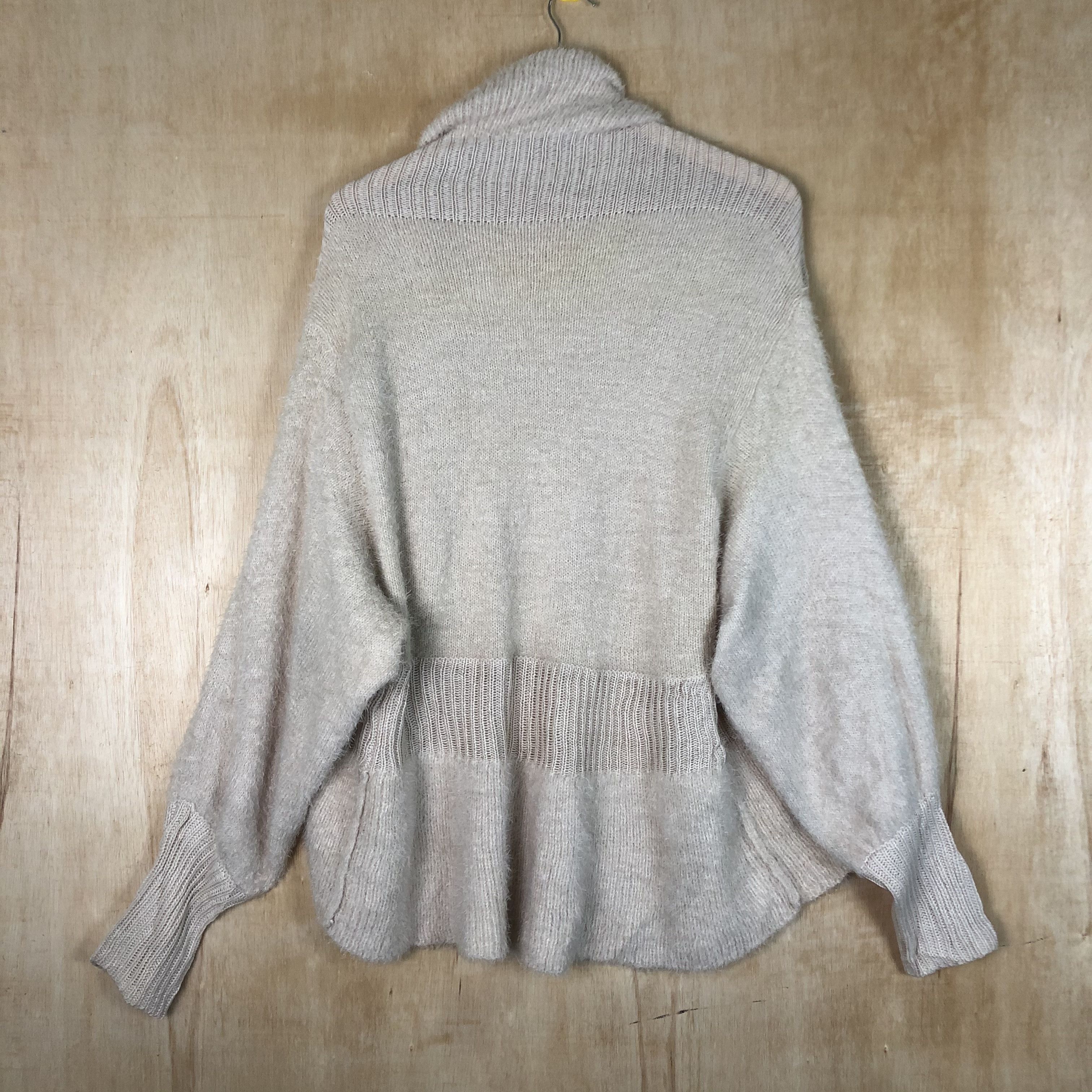 Homespun Knitwear DLL japan Peach cardigan Soft Fur Shag Shaggy Knitwear #c052 Size L / US 10 / IT 46 - 8 Thumbnail