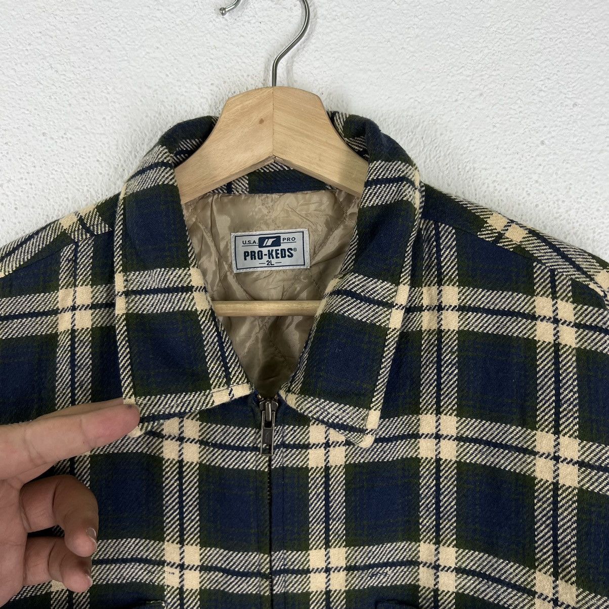 Flannel VINTAGE FLANNEL JACKET TARTAN DESIGN PRO KEDS ISSEYMIYAKE Size US L / EU 52-54 / 3 - 7 Thumbnail