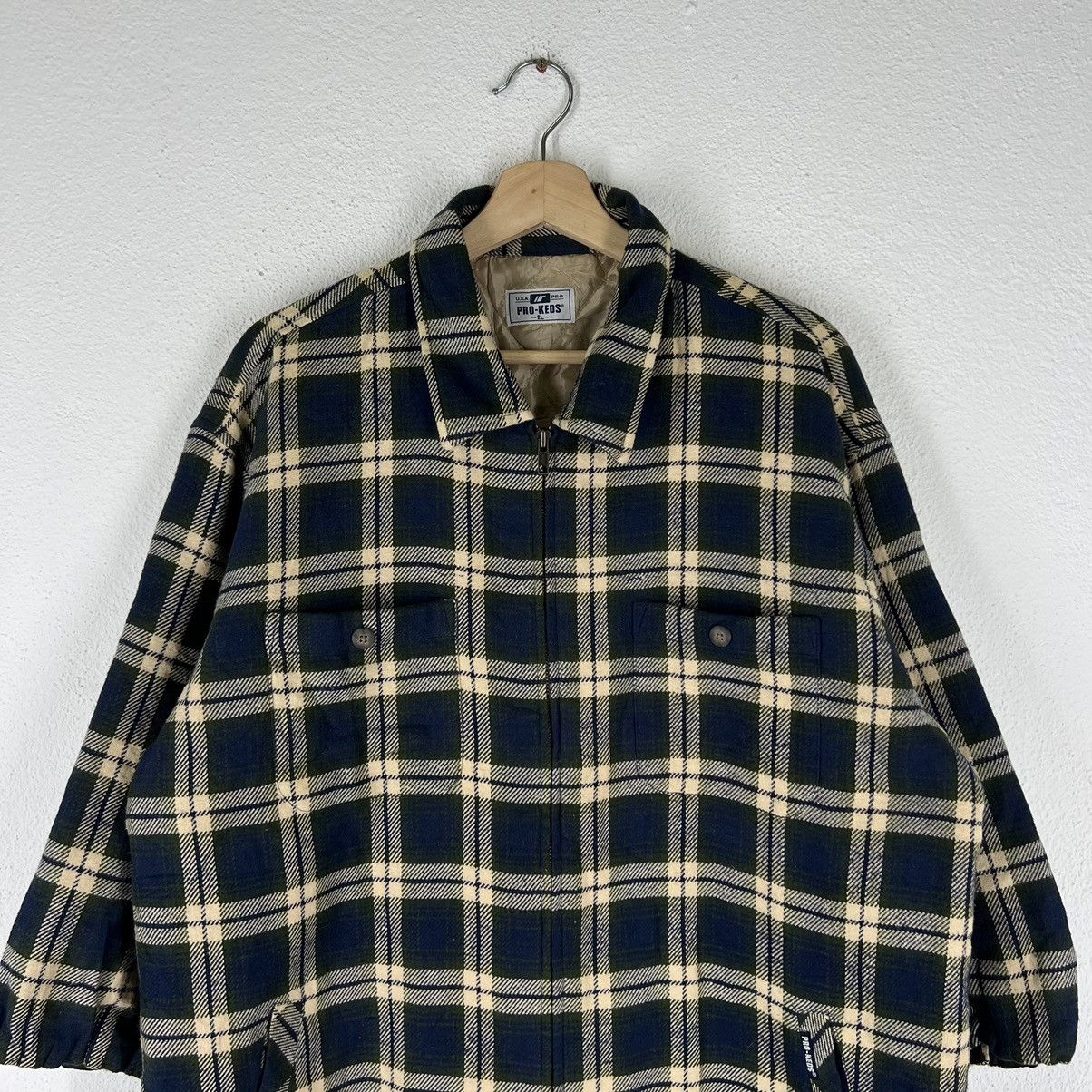 Flannel VINTAGE FLANNEL JACKET TARTAN DESIGN PRO KEDS ISSEYMIYAKE Size US L / EU 52-54 / 3 - 2 Thumbnail