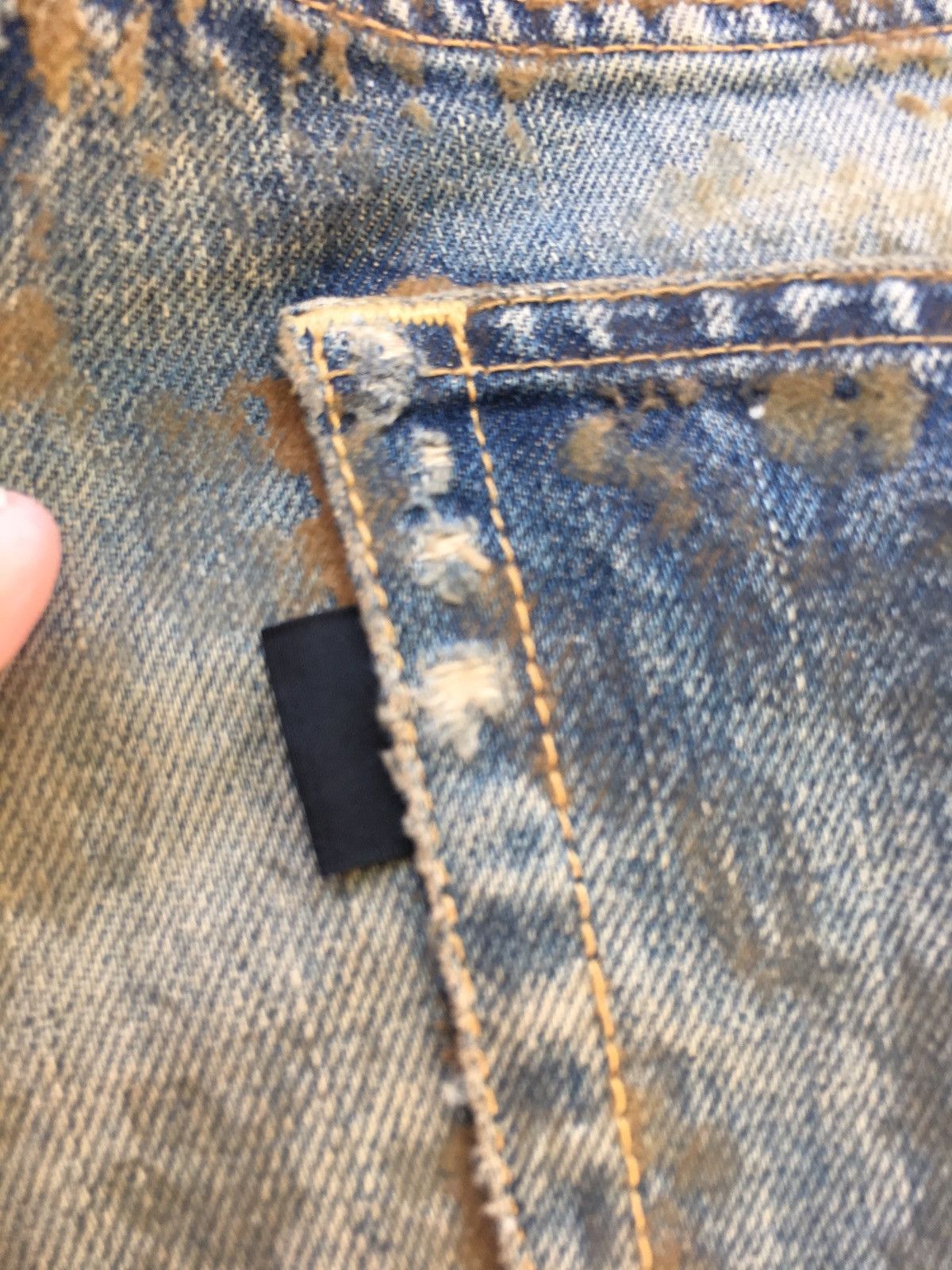Jun Takahashi Rarest Undercover Distressed Denim /Jeans Size US 31 - 18 Thumbnail