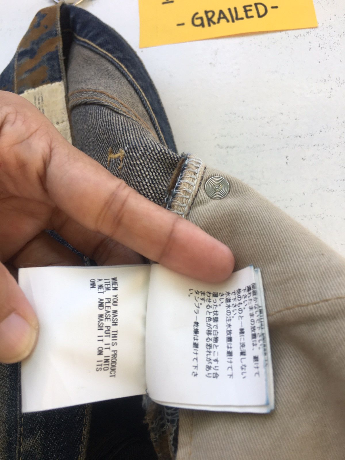 Jun Takahashi Rarest Undercover Distressed Denim /Jeans Size US 31 - 24 Thumbnail