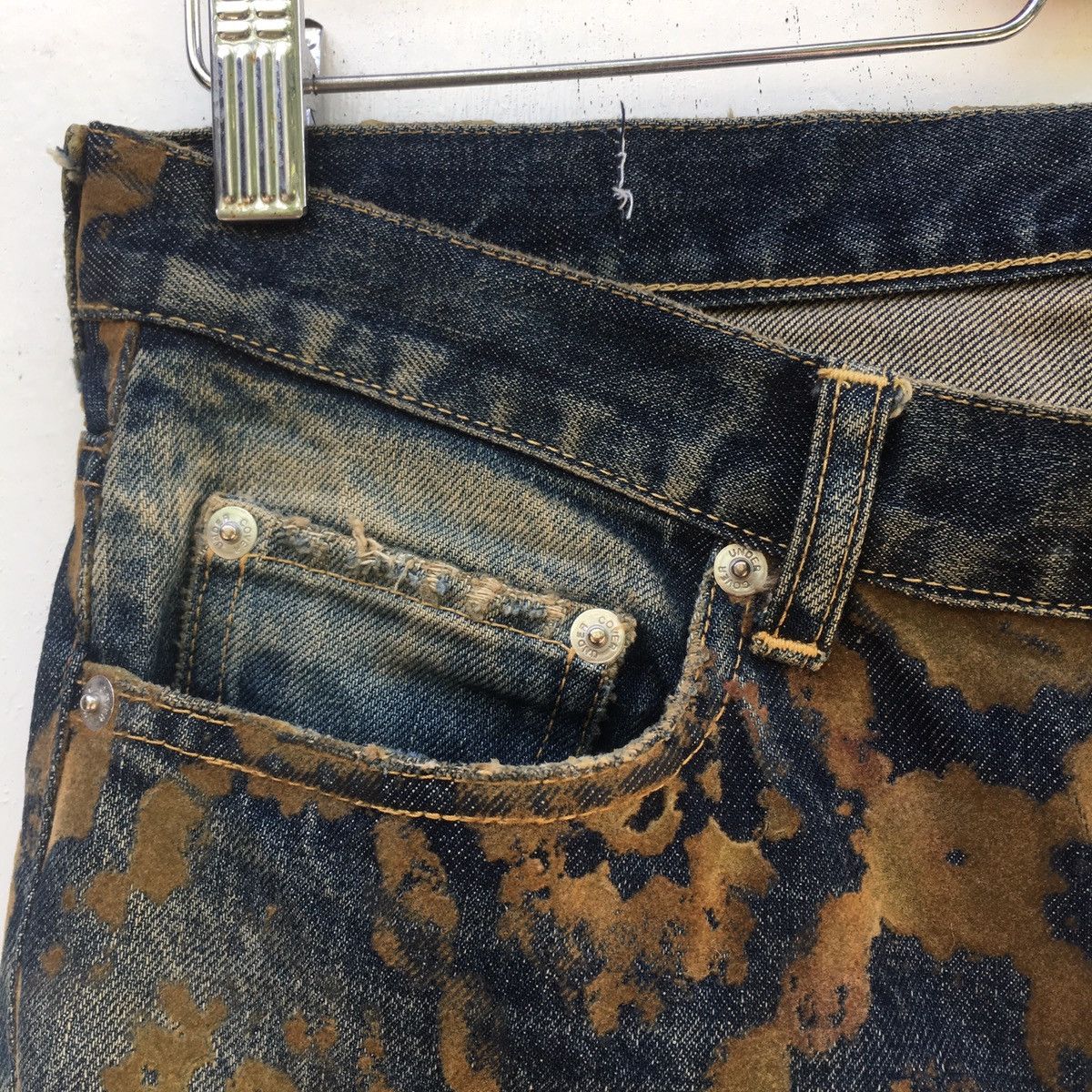 Jun Takahashi Rarest Undercover Distressed Denim /Jeans Size US 31 - 9 Thumbnail