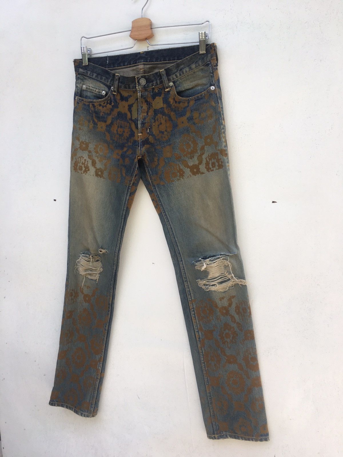 Jun Takahashi Rarest Undercover Distressed Denim /Jeans Size US 31 - 3 Thumbnail
