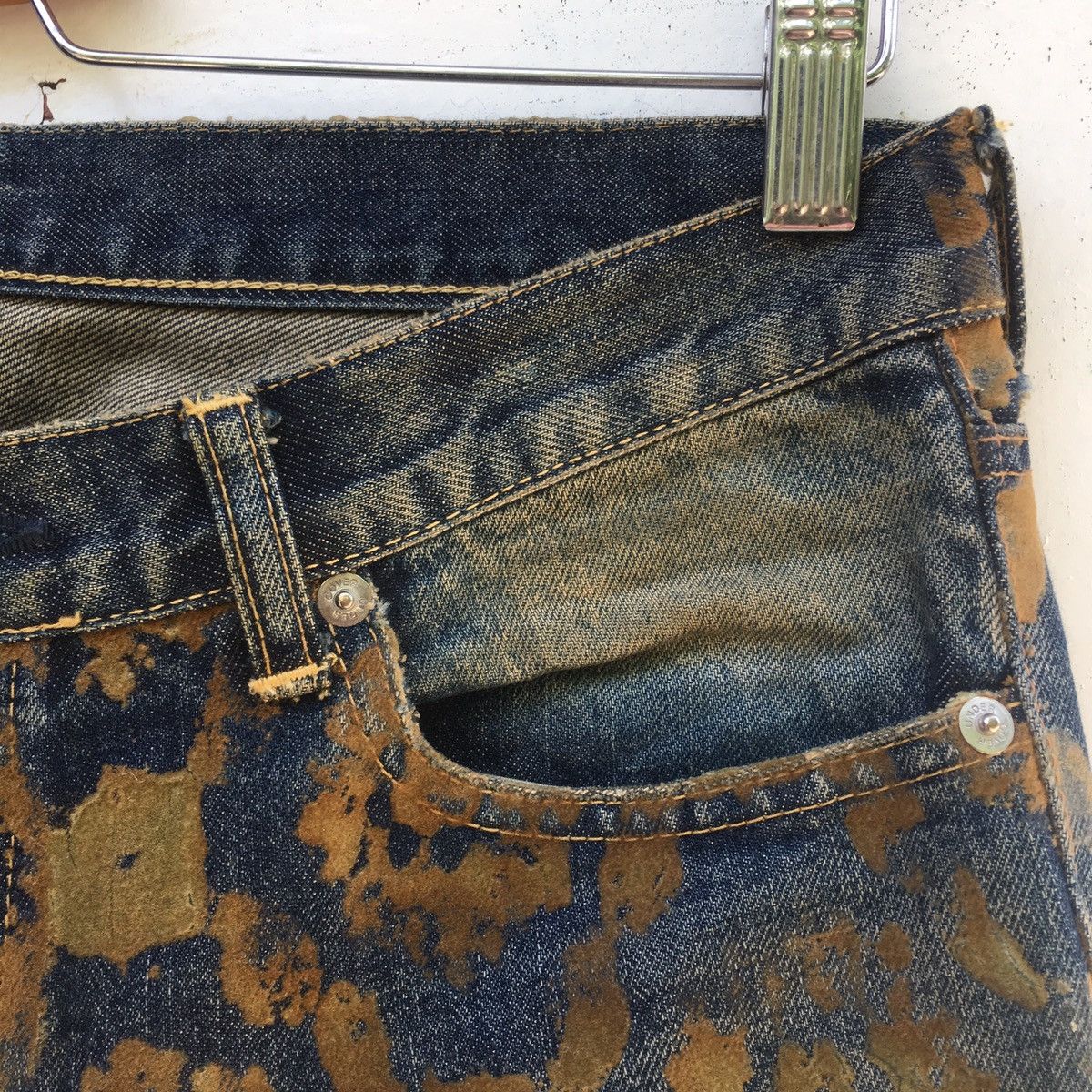 Jun Takahashi Rarest Undercover Distressed Denim /Jeans Size US 31 - 10 Thumbnail