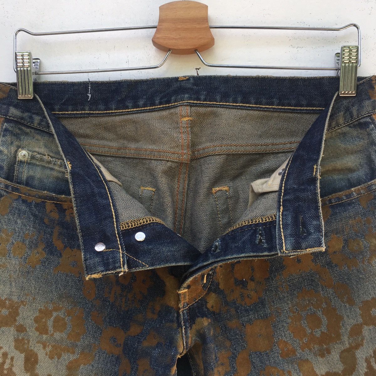 Jun Takahashi Rarest Undercover Distressed Denim /Jeans Size US 31 - 14 Thumbnail