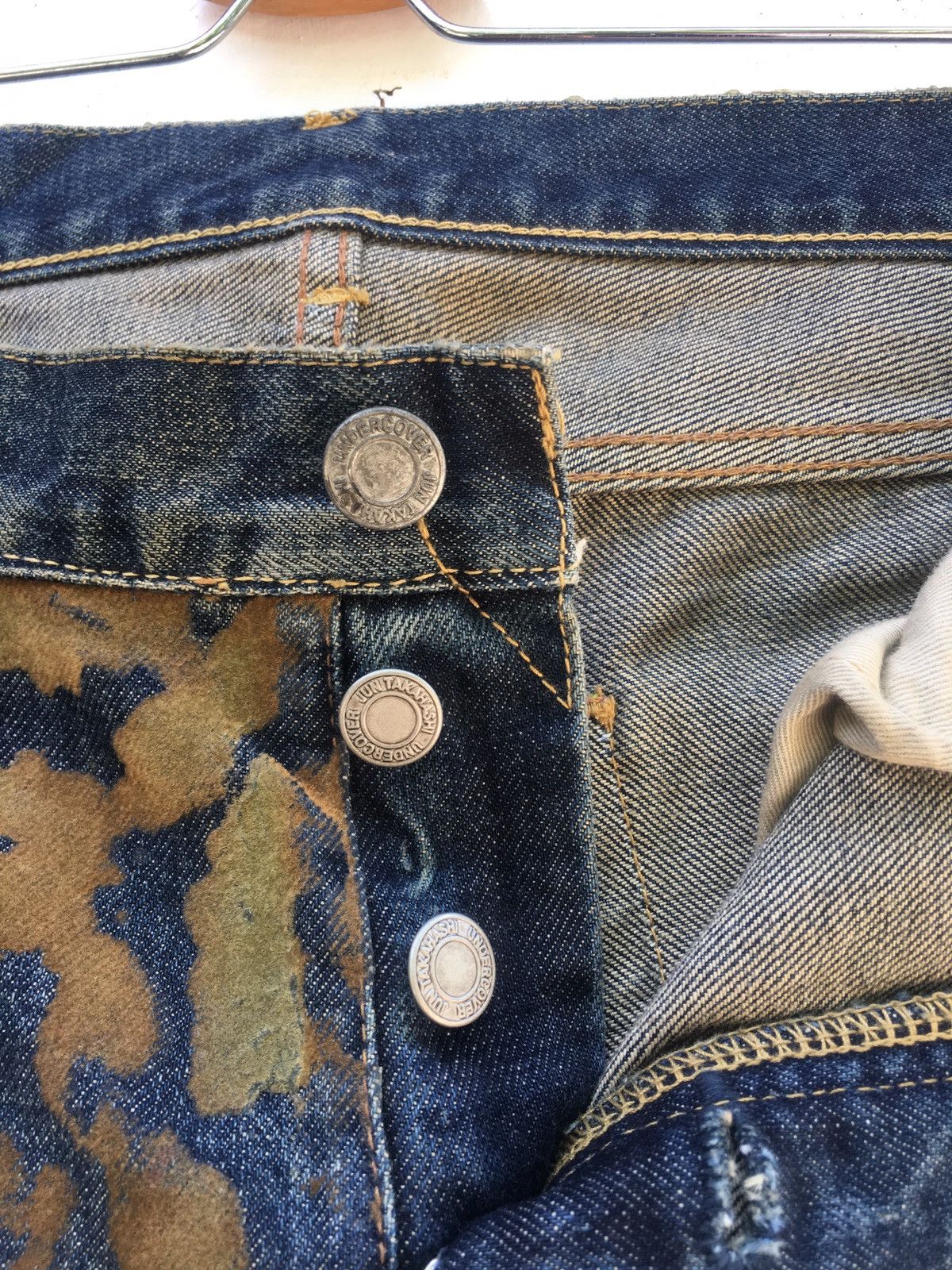 Jun Takahashi Rarest Undercover Distressed Denim /Jeans Size US 31 - 13 Thumbnail