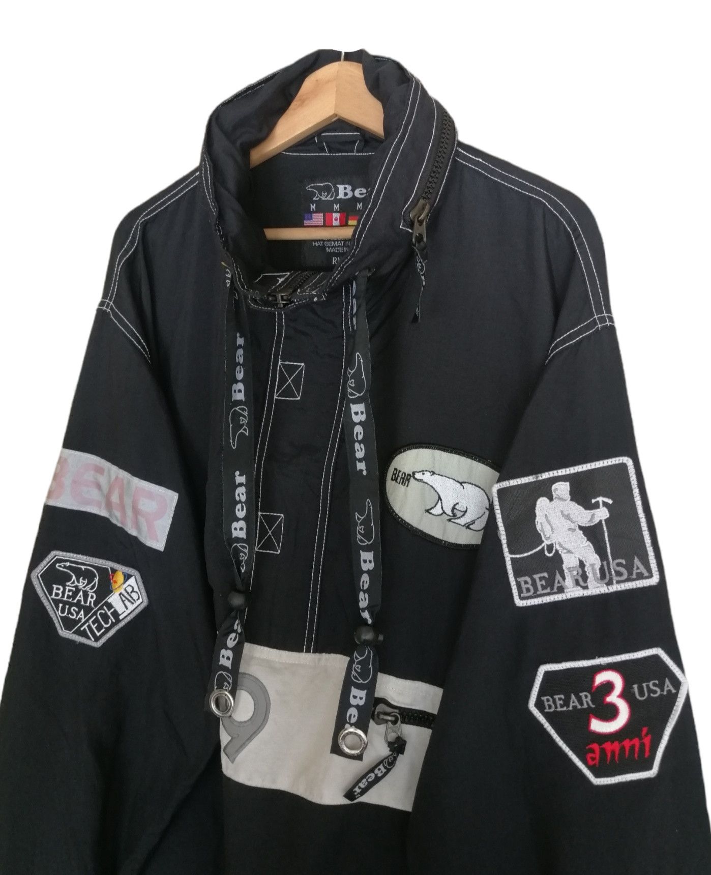 Japanese Brand Vintage BEAR USA Pullover Windbreaker Jacket Size US M / EU 48-50 / 2 - 5 Thumbnail