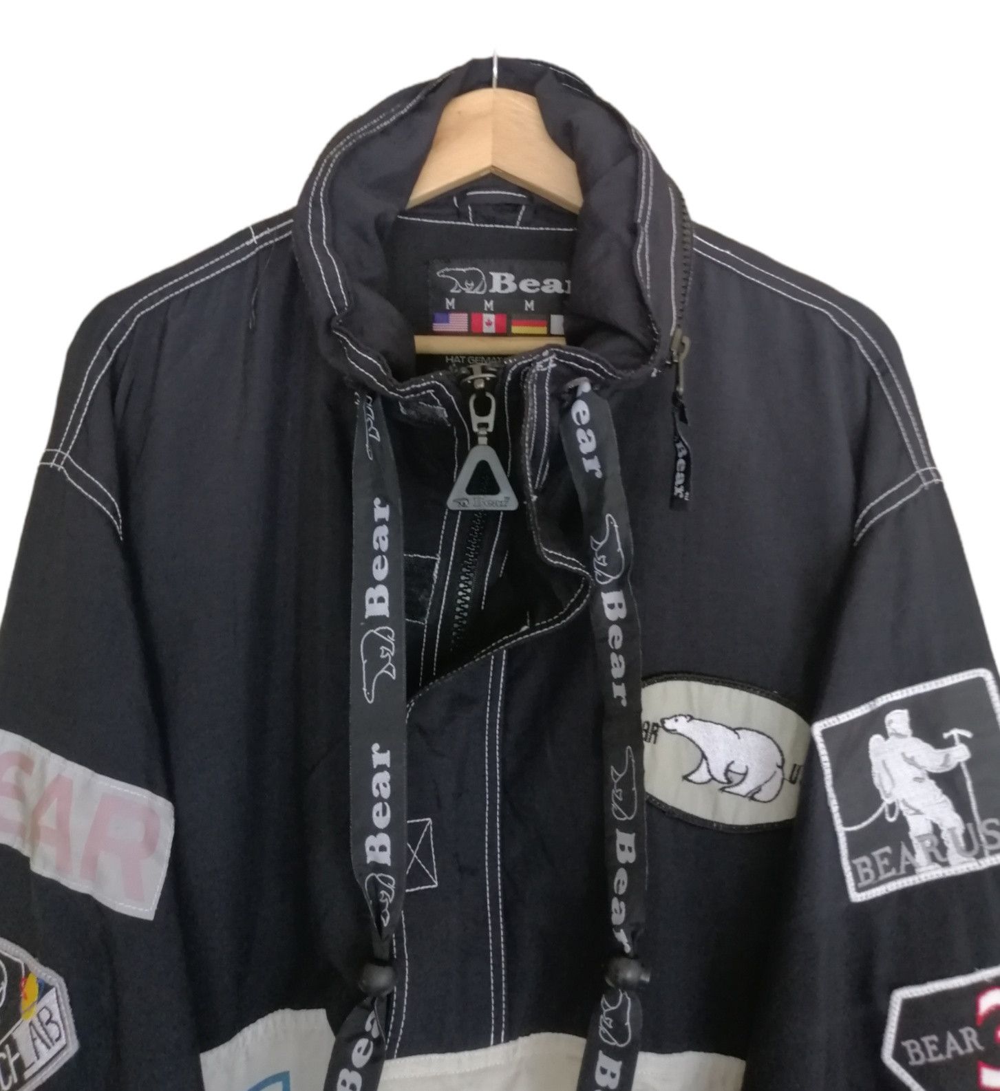 Japanese Brand Vintage BEAR USA Pullover Windbreaker Jacket Size US M / EU 48-50 / 2 - 9 Thumbnail