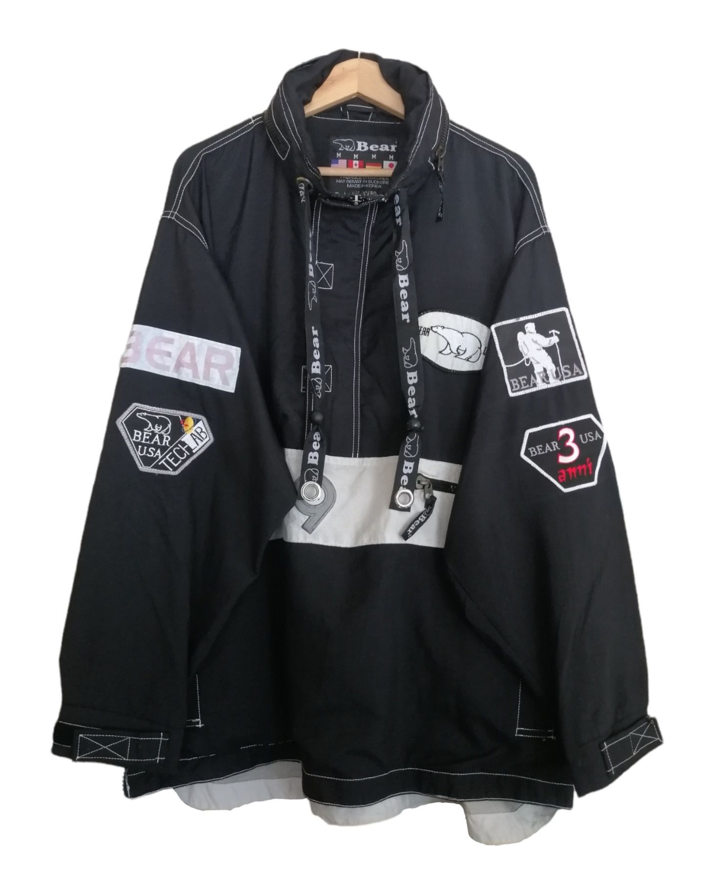 Japanese Brand Vintage BEAR USA Pullover Windbreaker Jacket Size US M / EU 48-50 / 2 - 3 Thumbnail