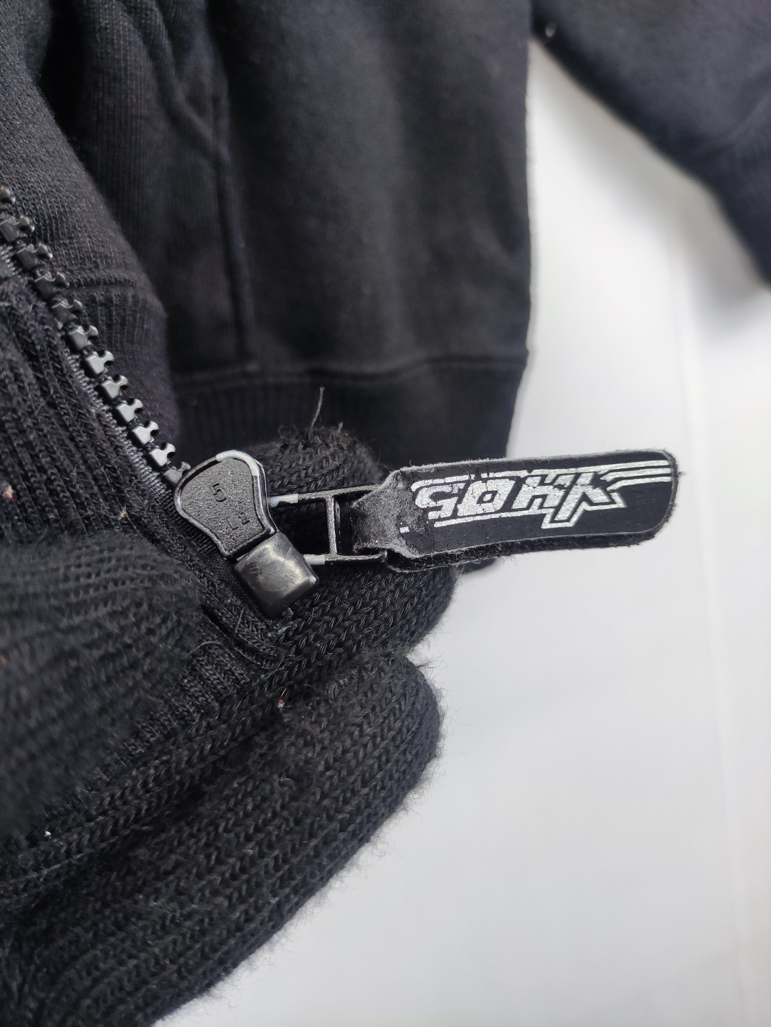 Vintage Vintage Sweater Hoodie Zipper School Of Hardknocks Size US XL / EU 56 / 4 - 2 Thumbnail
