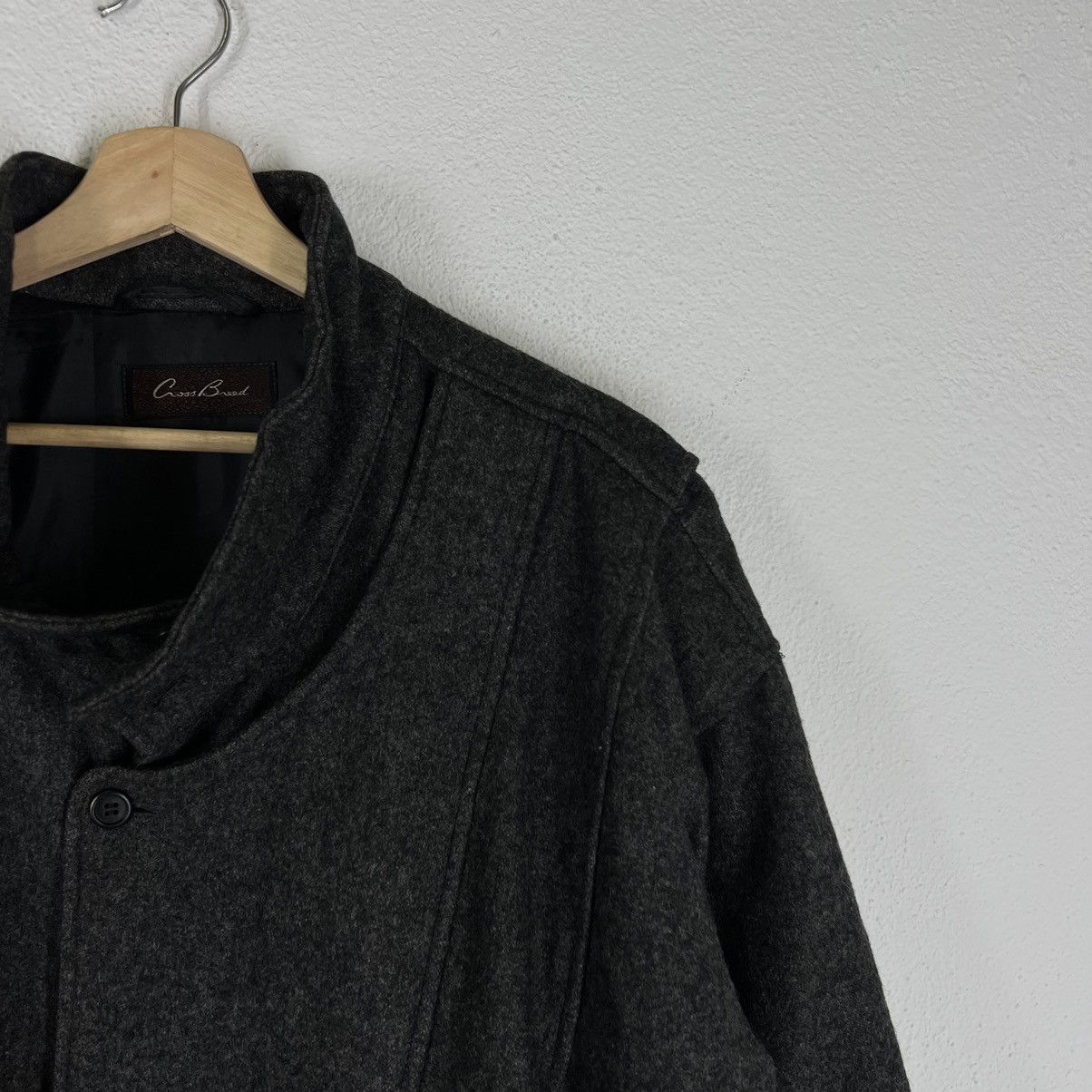Japanese Brand VINTAGE WOOL BOMBER JACKET JAPAN INSPIRED ISSEY MIYAKE Size US M / EU 48-50 / 2 - 5 Thumbnail