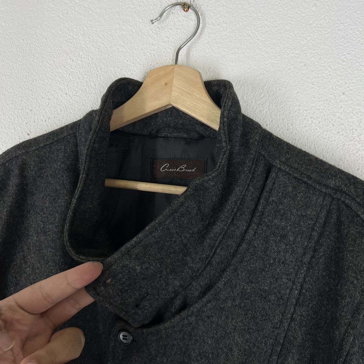Japanese Brand VINTAGE WOOL BOMBER JACKET JAPAN INSPIRED ISSEY MIYAKE Size US M / EU 48-50 / 2 - 7 Thumbnail