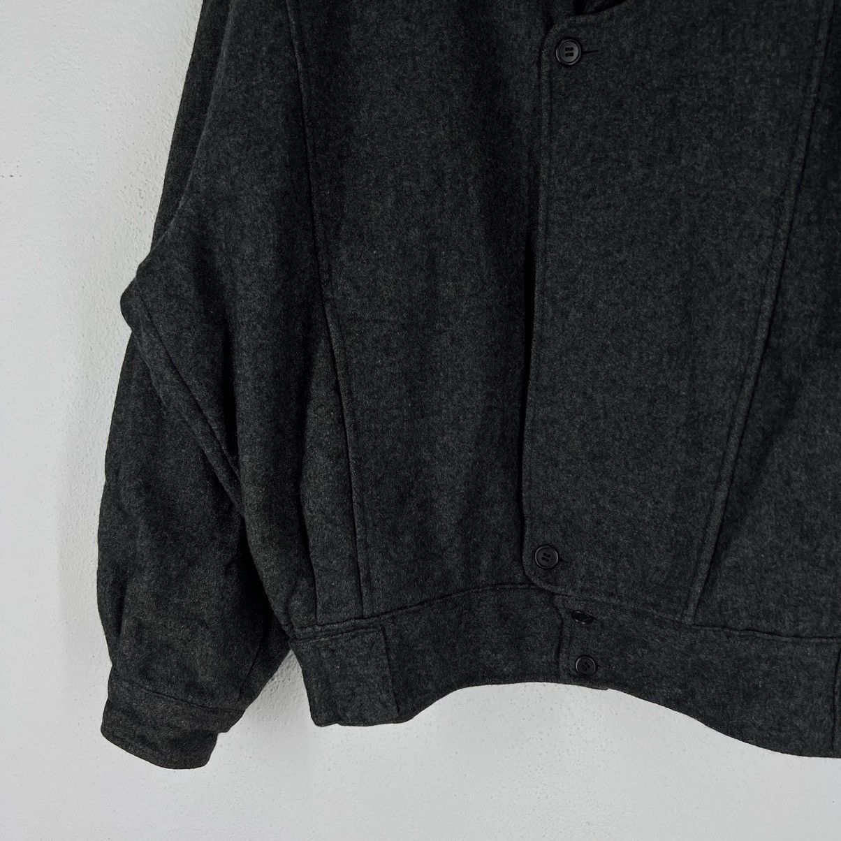 Japanese Brand VINTAGE WOOL BOMBER JACKET JAPAN INSPIRED ISSEY MIYAKE Size US M / EU 48-50 / 2 - 4 Thumbnail