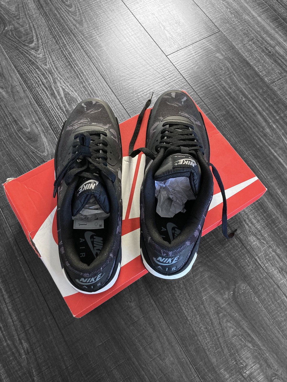 Nike NIKE Air Max 90 Premium Tape Camo Size US 12 / EU 45 - 3 Thumbnail