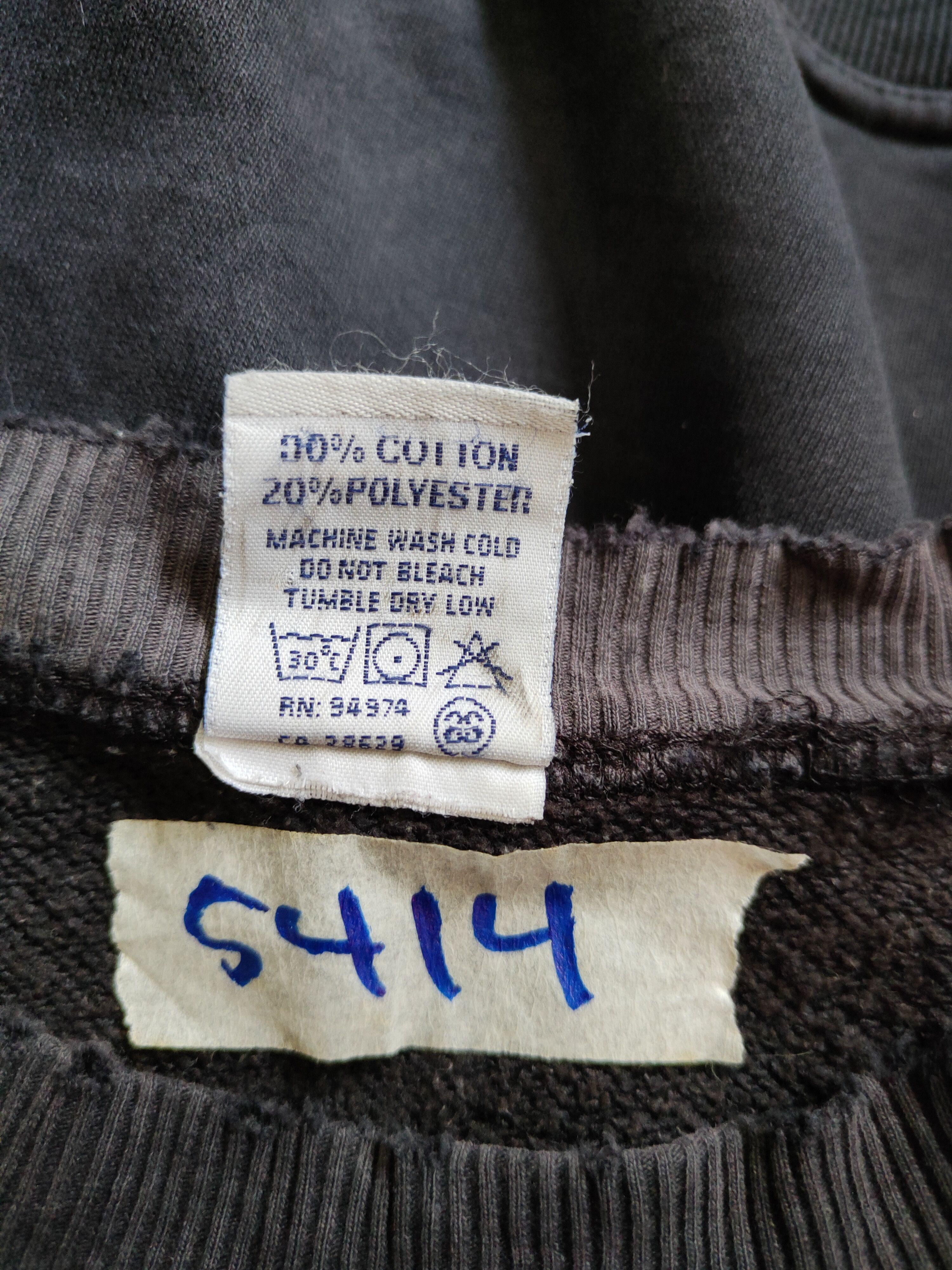 Stussy Stussy - 21 Faded Dark Blue distressed Sweatshirt #5414 DLAL Size US L / EU 52-54 / 3 - 15 Thumbnail