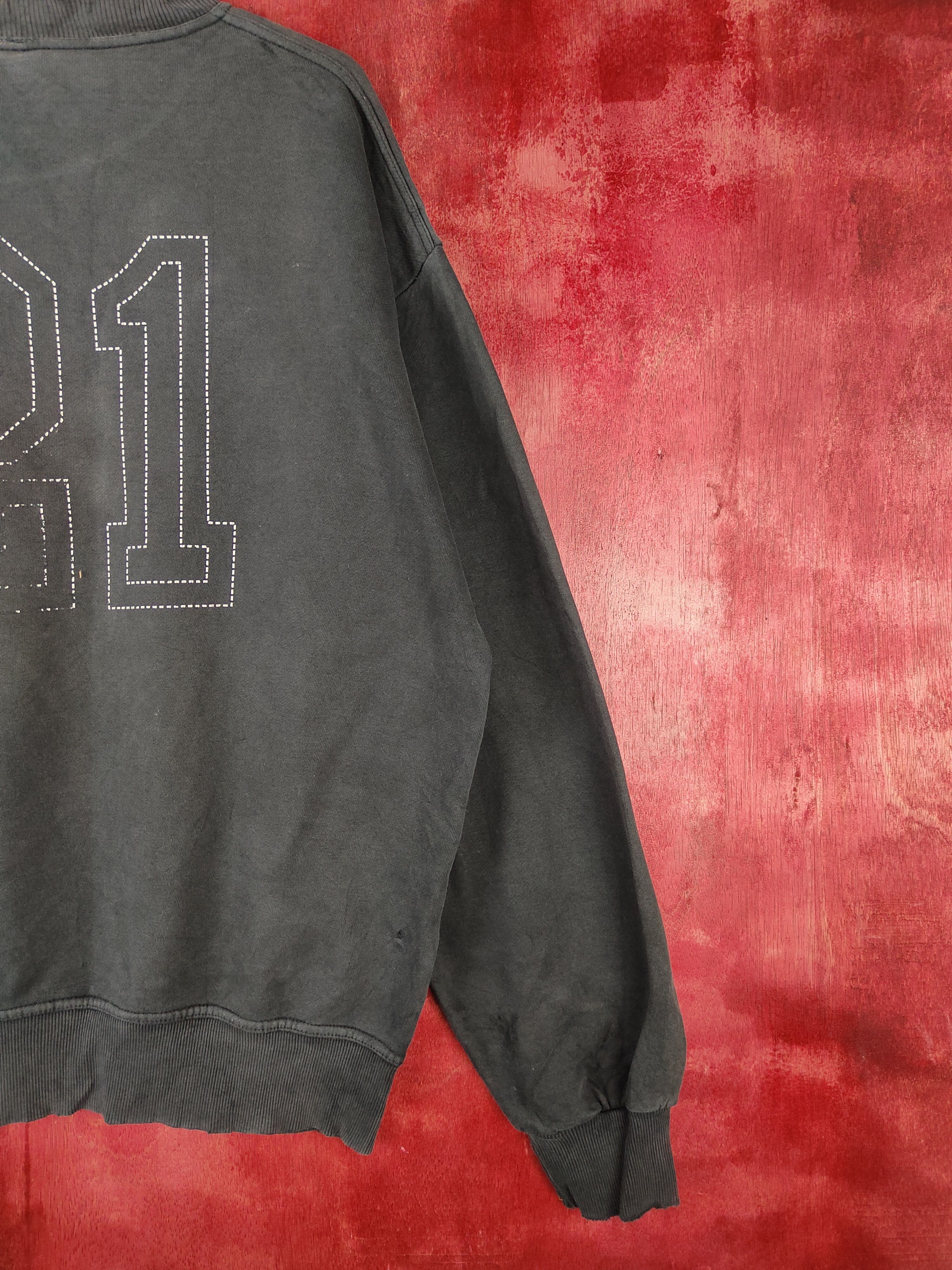 Stussy Stussy - 21 Faded Dark Blue distressed Sweatshirt #5414 DLAL Size US L / EU 52-54 / 3 - 13 Thumbnail