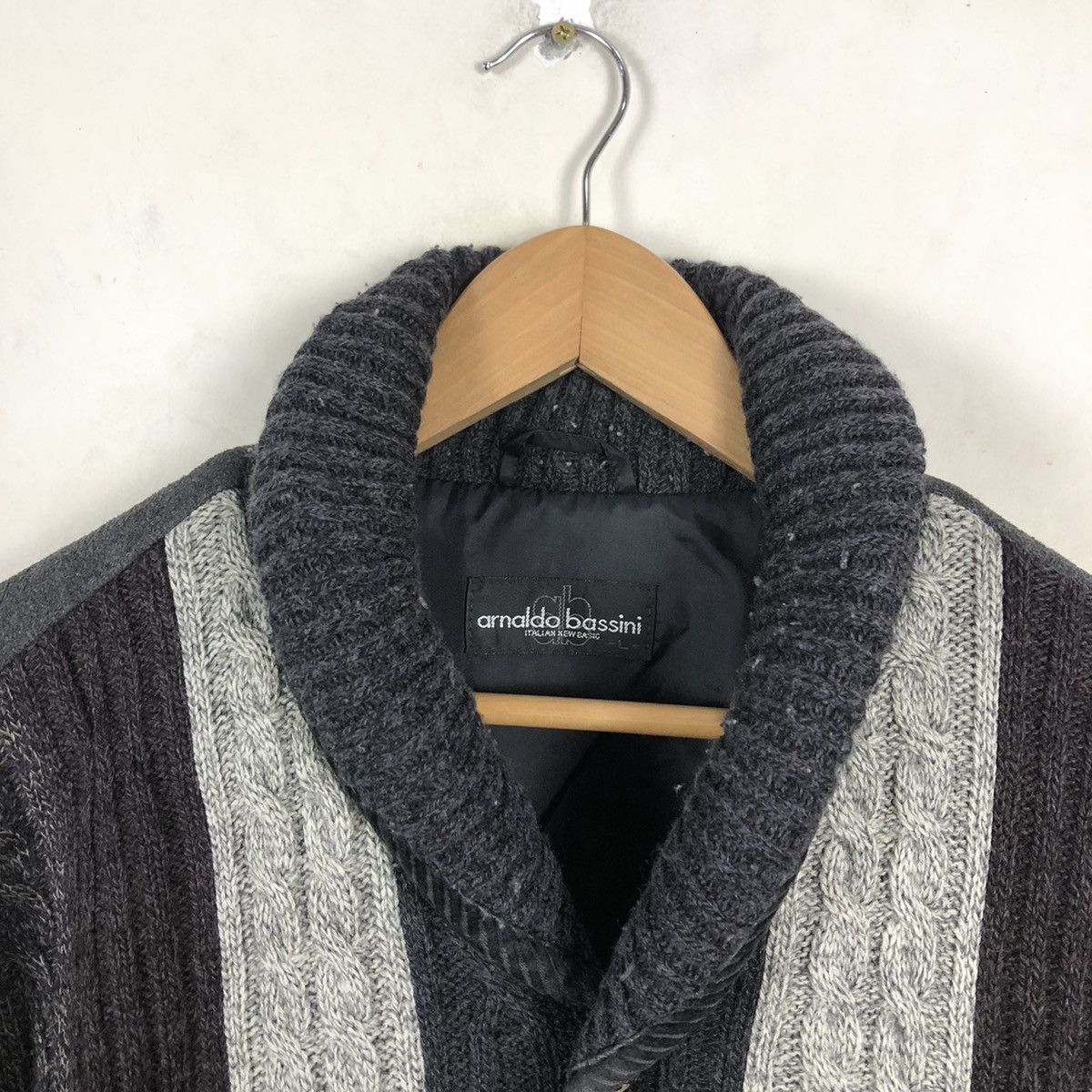 Designer × Japanese Brand CARDIGAN ARNALDO BASSINI ITALIAN Size US L / EU 52-54 / 3 - 7 Thumbnail