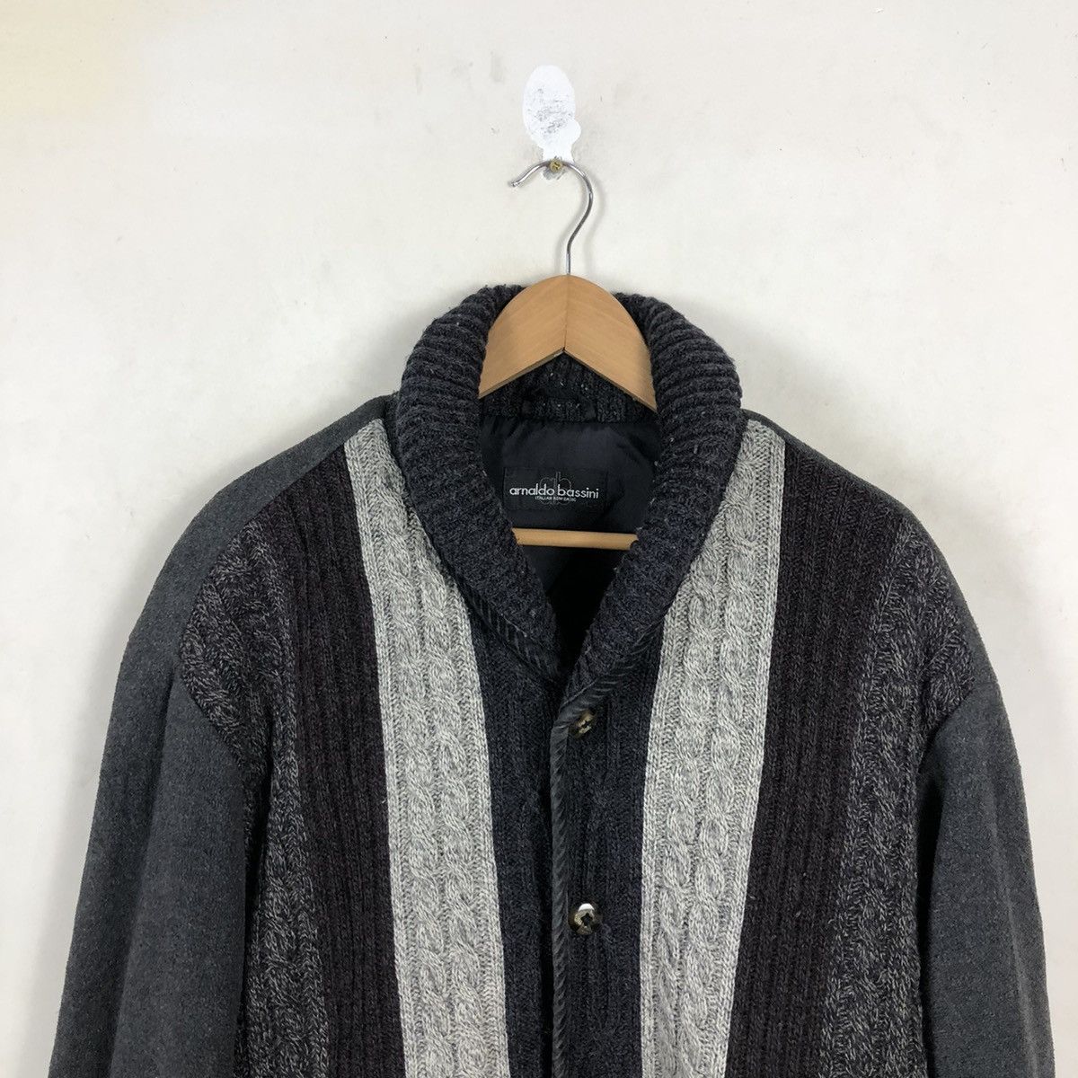 Designer × Japanese Brand CARDIGAN ARNALDO BASSINI ITALIAN Size US L / EU 52-54 / 3 - 2 Thumbnail
