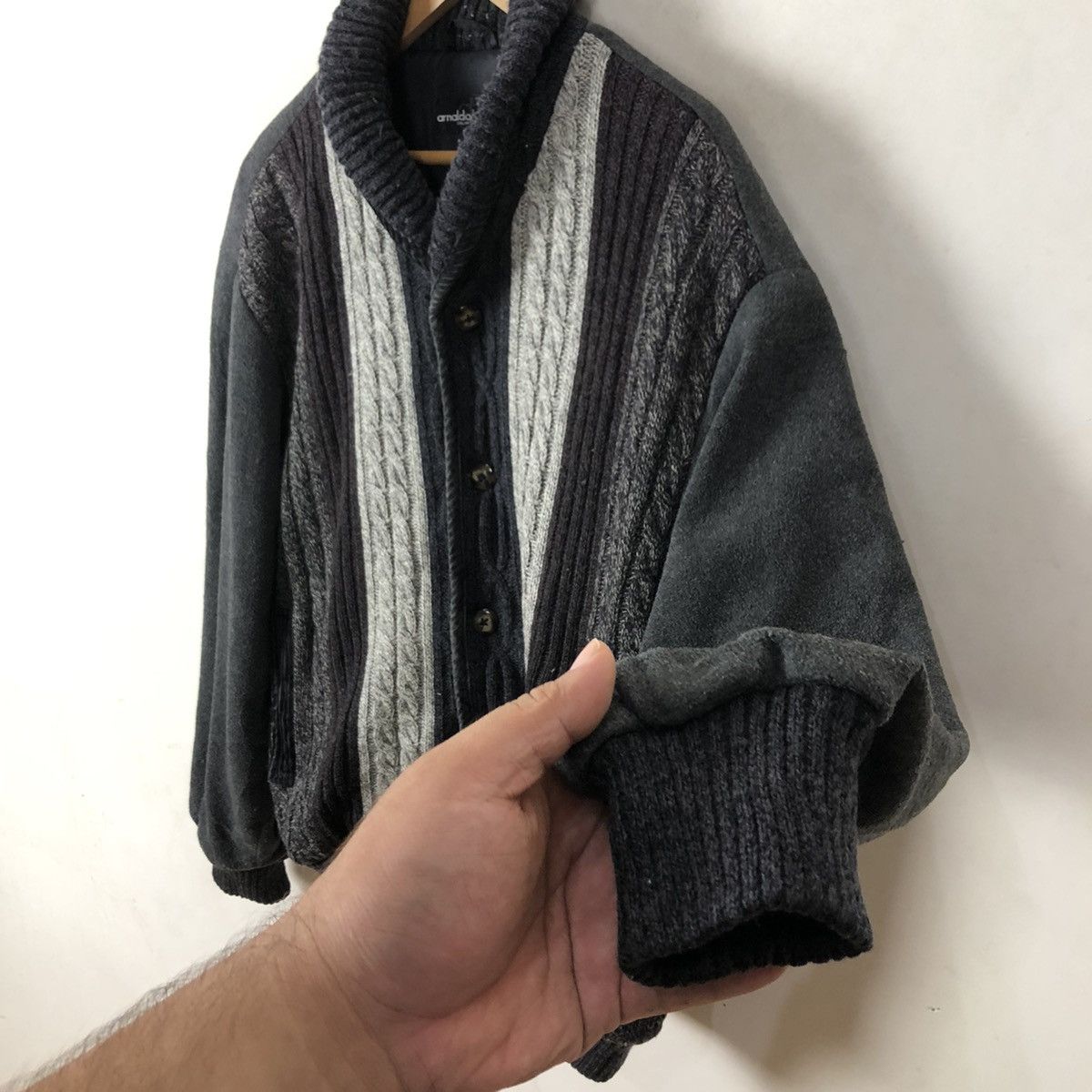 Designer × Japanese Brand CARDIGAN ARNALDO BASSINI ITALIAN Size US L / EU 52-54 / 3 - 4 Thumbnail