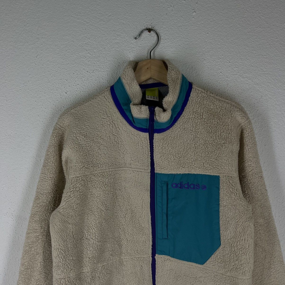 Adidas × Vintage VINTAGE ADIDAS SHERPA FLEECE JACKET Size US L / EU 52-54 / 3 - 2 Thumbnail