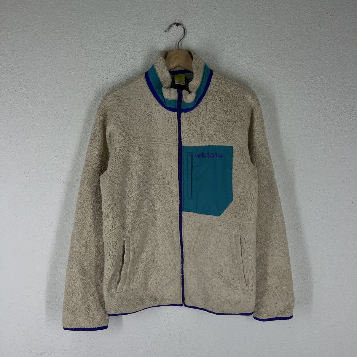 VINTAGE ADIDAS SHERPA FLEECE JACKET