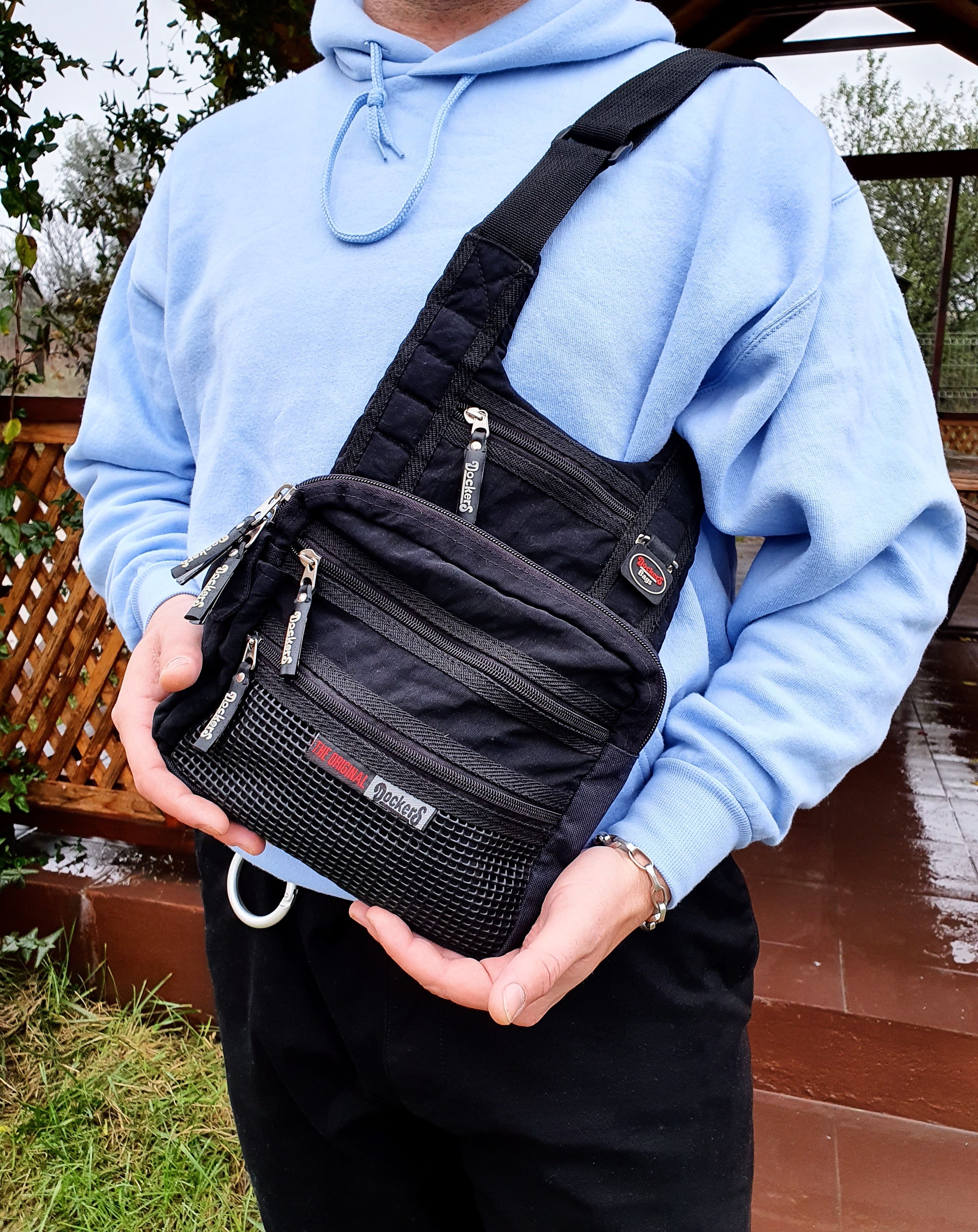 Dockers × Japanese Brand Rare Dockers Tactical Multi pockets Chest Shoulder Bag Size ONE SIZE - 6 Thumbnail