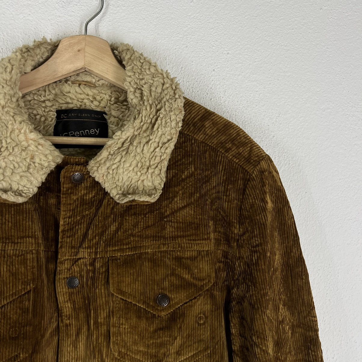 Vintage VINTAGE SURVIVAL JACKET CORDUROY MINK FUR LINING JC PENNY Size US L / EU 52-54 / 3 - 5 Thumbnail