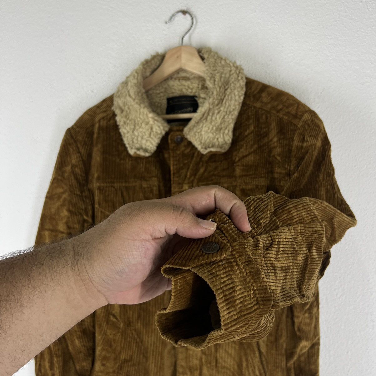 Vintage VINTAGE SURVIVAL JACKET CORDUROY MINK FUR LINING JC PENNY Size US L / EU 52-54 / 3 - 6 Thumbnail