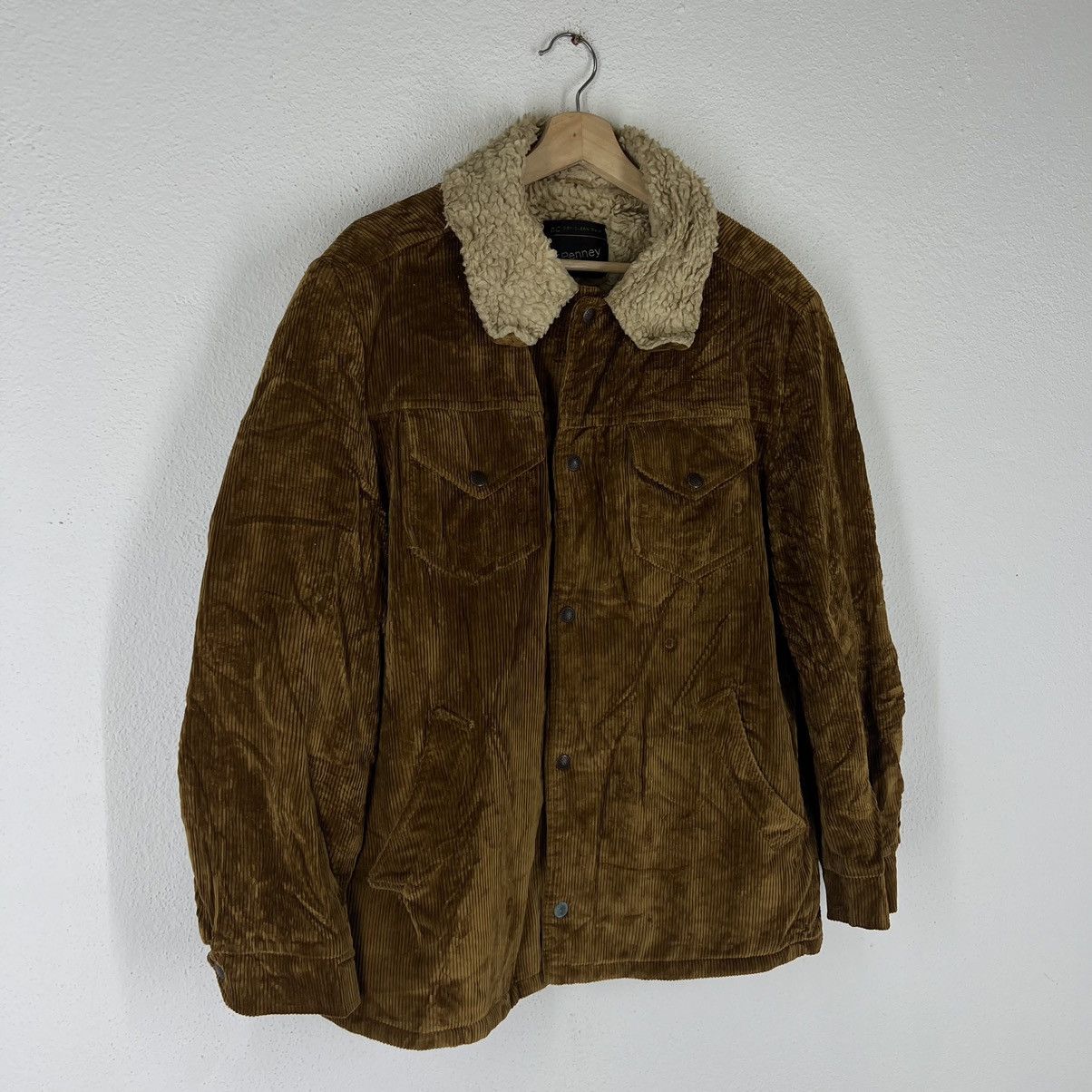 Vintage VINTAGE SURVIVAL JACKET CORDUROY MINK FUR LINING JC PENNY Size US L / EU 52-54 / 3 - 3 Thumbnail