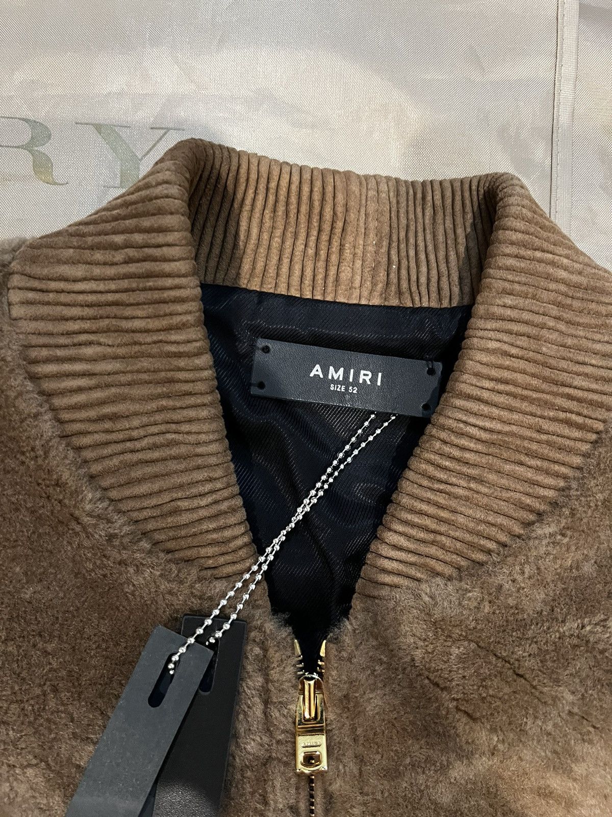 Amiri Amiri Shearling Bomber Jacket size 52 $6500 Size US L / EU 52-54 / 3 - 4 Thumbnail