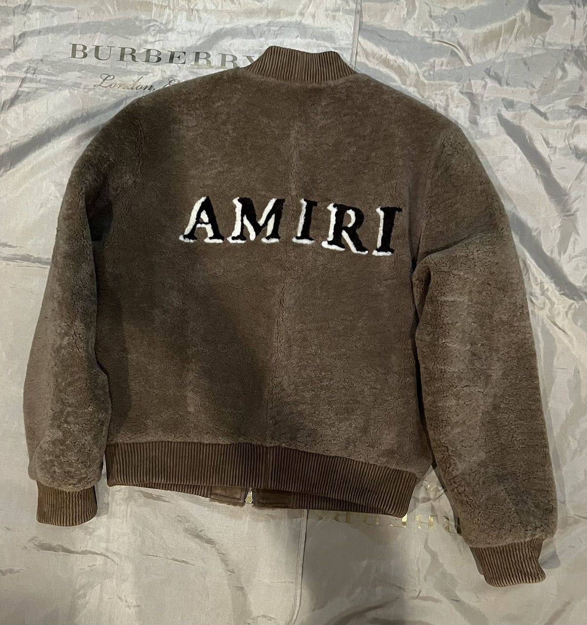 Amiri Amiri Shearling Bomber Jacket size 52 $6500 Size US L / EU 52-54 / 3 - 1 Thumbnail