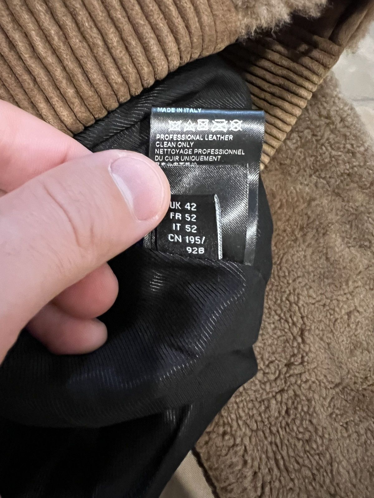 Amiri Amiri Shearling Bomber Jacket size 52 $6500 Size US L / EU 52-54 / 3 - 9 Thumbnail