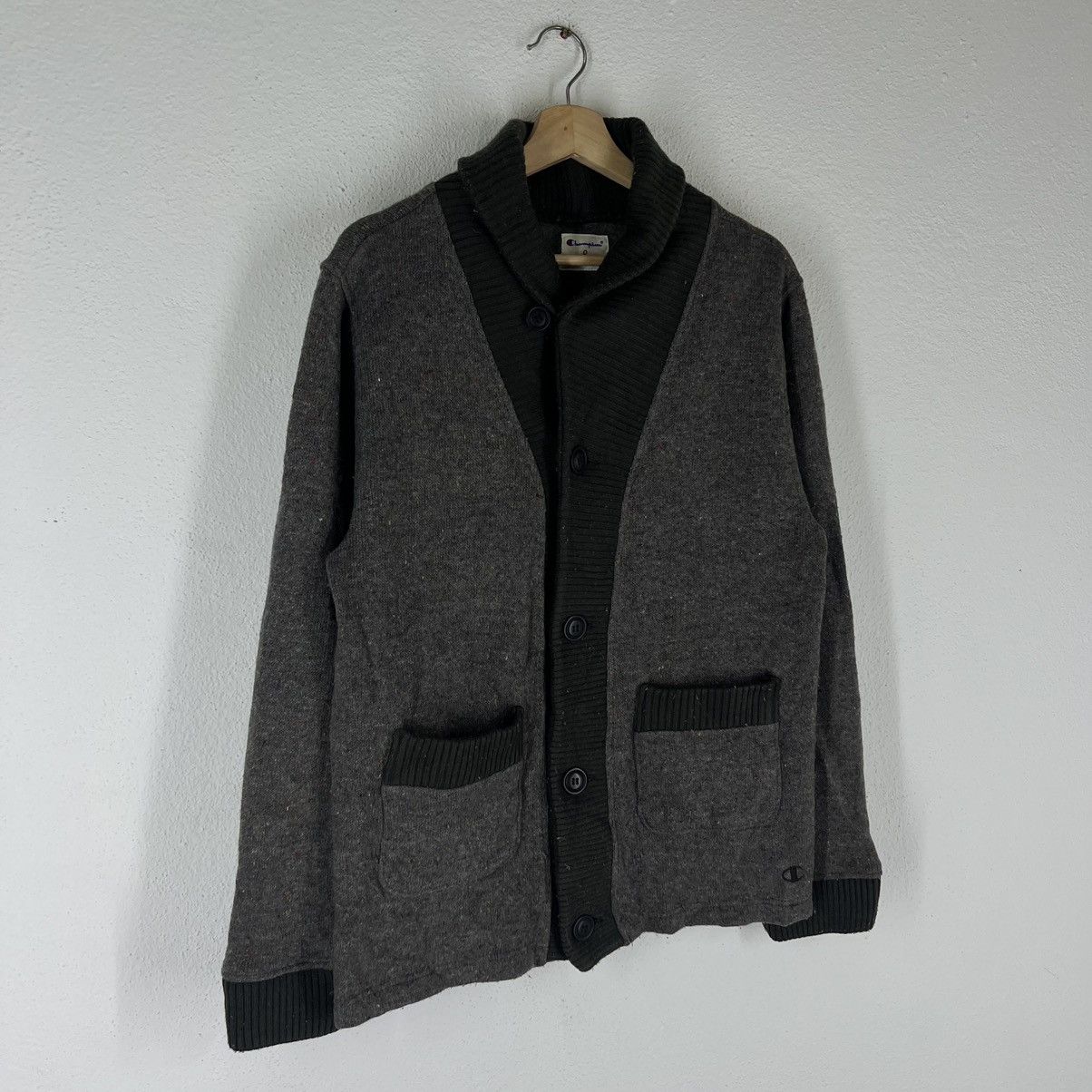 Japanese Brand VINTAGE CHAMPION LIGHT CARDIGAN STREETWEAR STYLE Size US M / EU 48-50 / 2 - 2 Thumbnail
