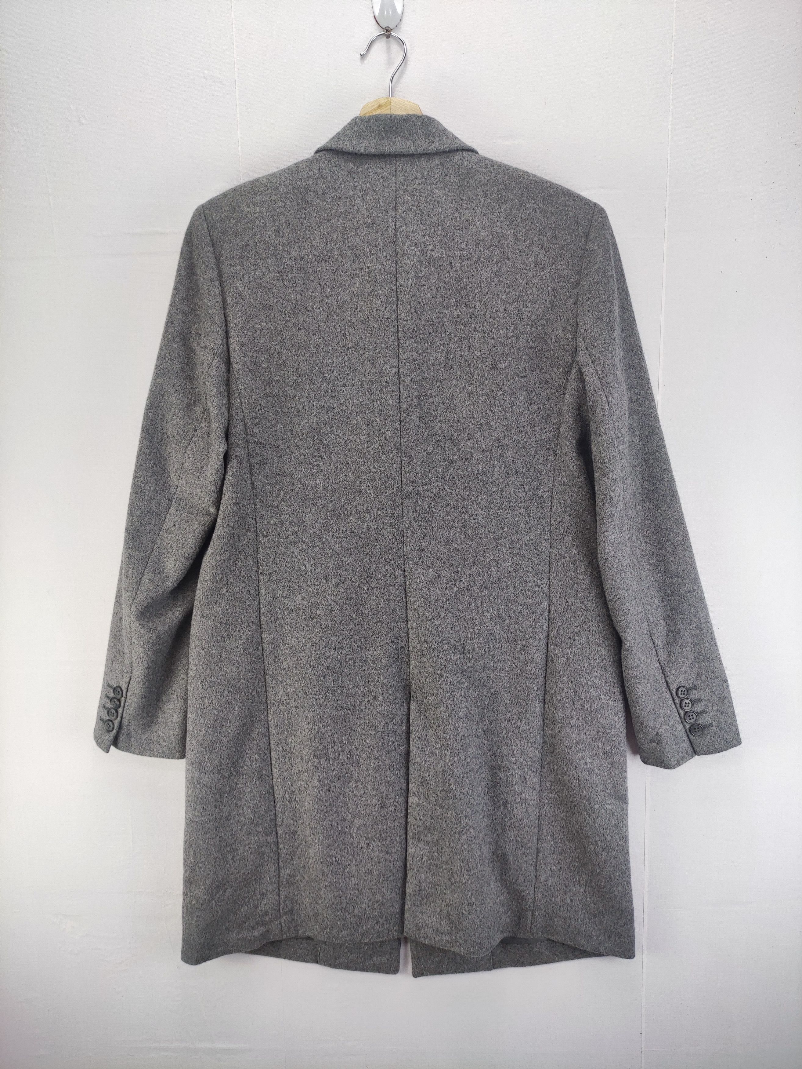 ジャケット・アウター 80s old UNIQLO check wool jacket Rare 80S Old Uniqlo Ombre Shadow Check Wool Coat L | eBay