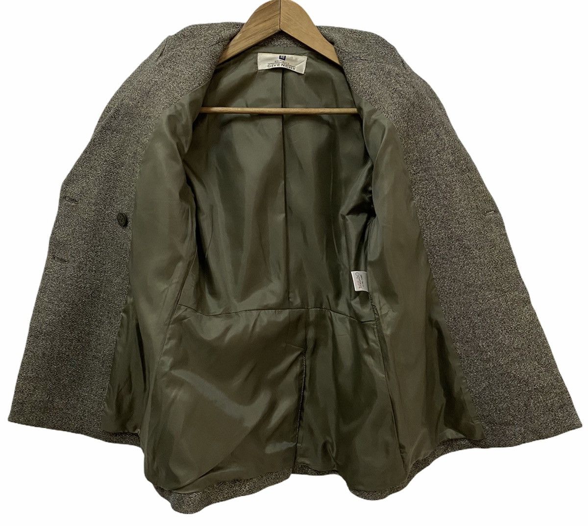 Givenchy GIVENCHY Grey Single Breast Wool Winter Blazer Coat Size US S / EU 44-46 / 1 - 6 Thumbnail