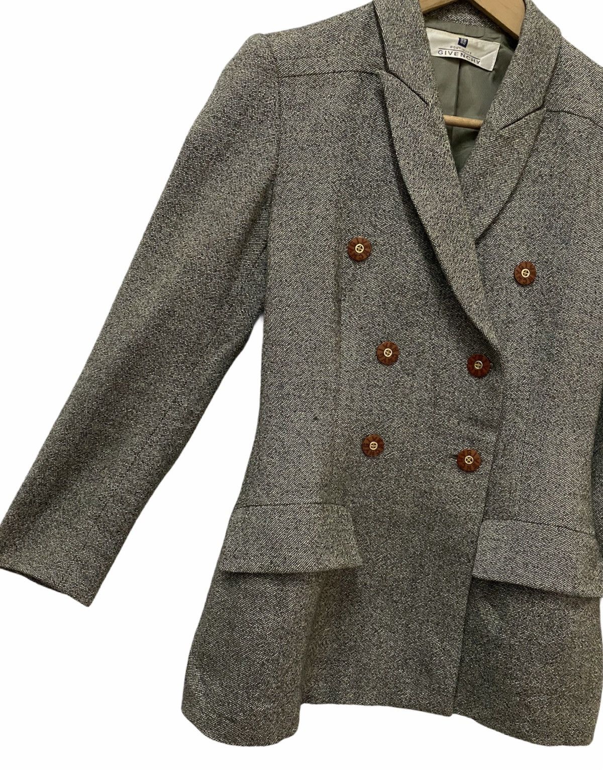 Givenchy GIVENCHY Grey Single Breast Wool Winter Blazer Coat Size US S / EU 44-46 / 1 - 8 Thumbnail