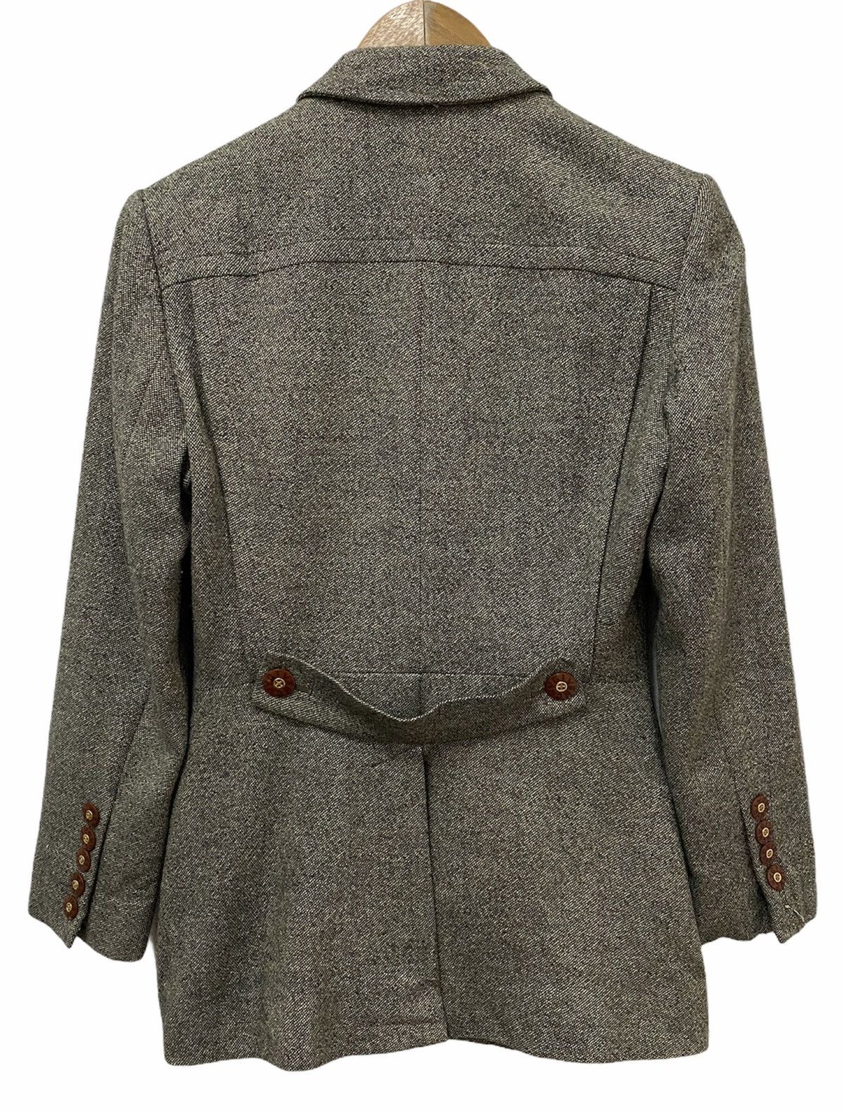 Givenchy GIVENCHY Grey Single Breast Wool Winter Blazer Coat Size US S / EU 44-46 / 1 - 4 Thumbnail