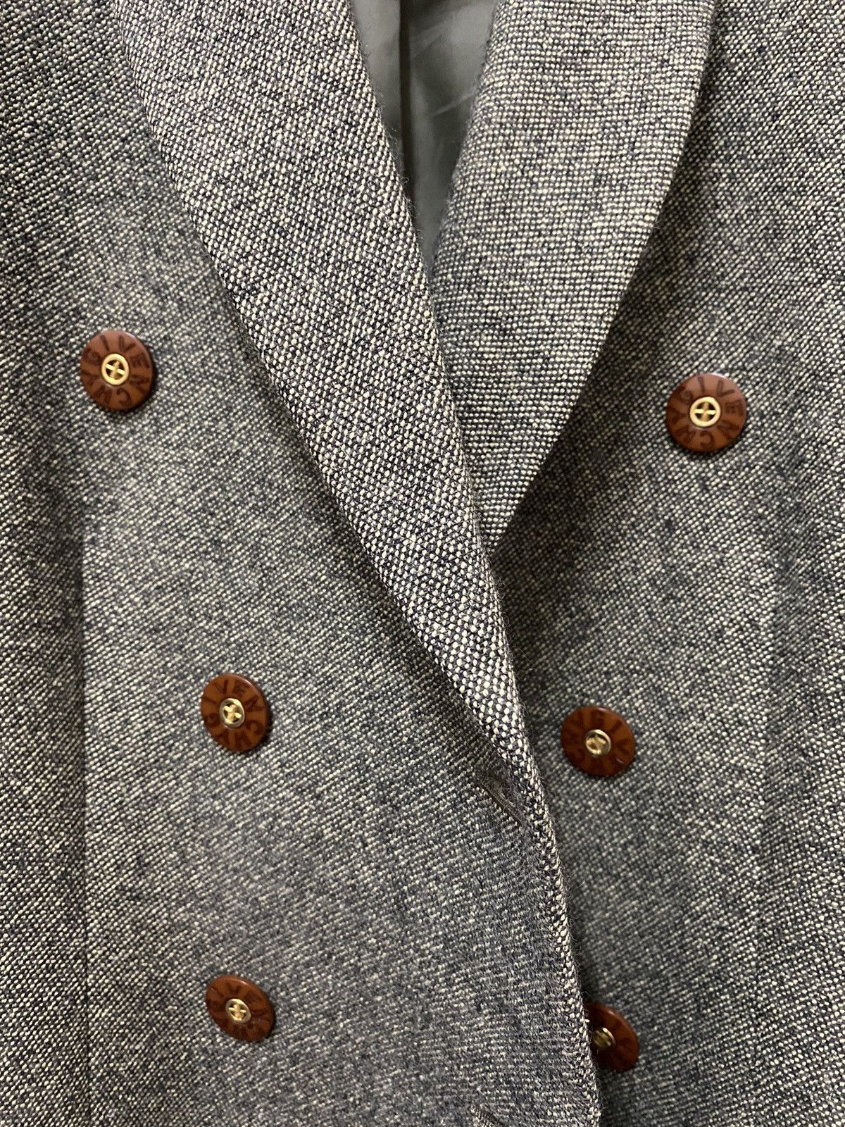Givenchy GIVENCHY Grey Single Breast Wool Winter Blazer Coat Size US S / EU 44-46 / 1 - 12 Thumbnail