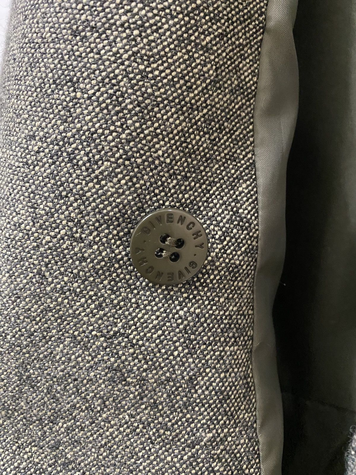 Givenchy GIVENCHY Grey Single Breast Wool Winter Blazer Coat Size US S / EU 44-46 / 1 - 13 Thumbnail