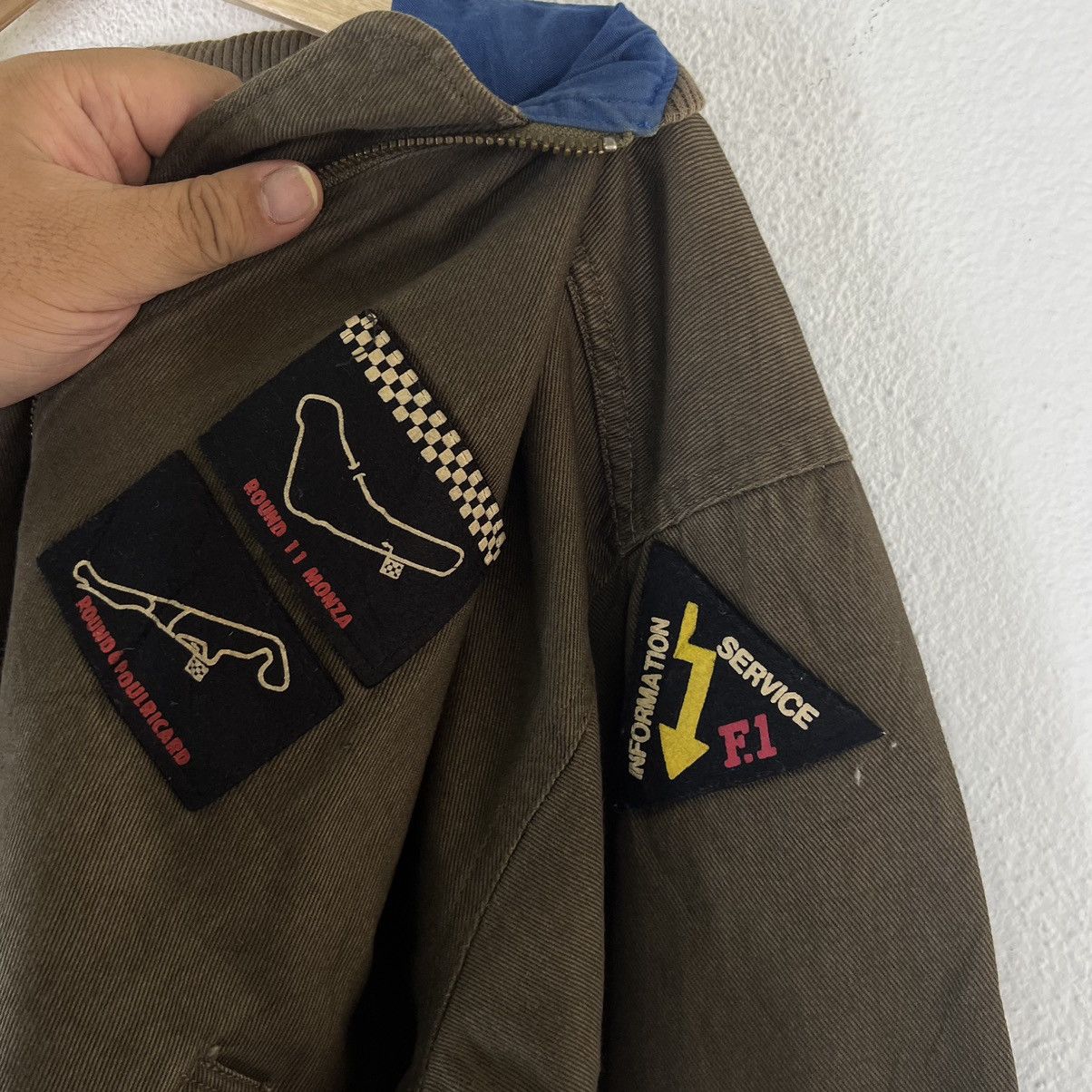 Japanese Brand VINTAGE BOMBER JACKET JAPAN RACING BIG LOGO LINING Size US M / EU 48-50 / 2 - 9 Thumbnail