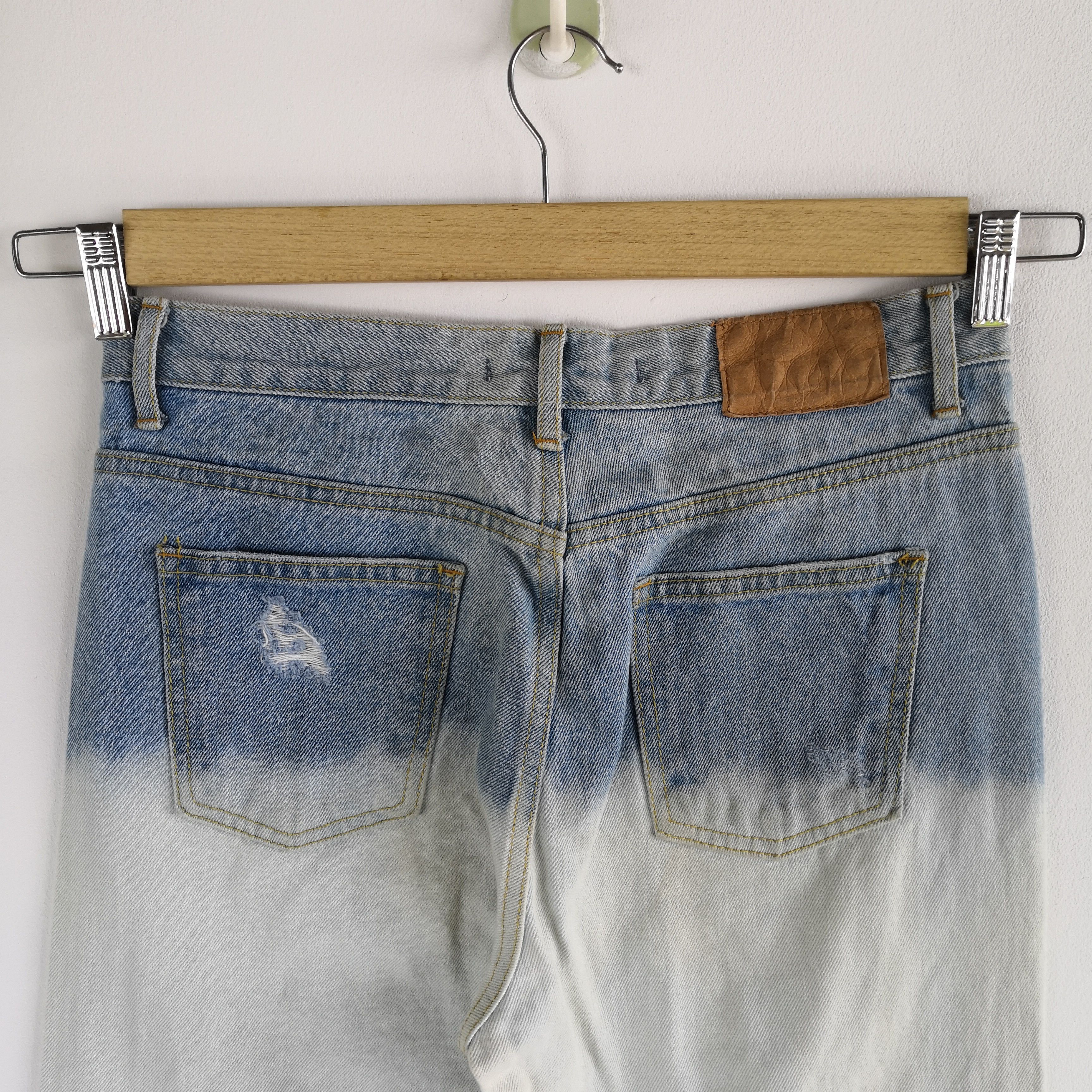Japanese Brand Vintage Y2K Yellow Earth Jeans Distressed Japanese Denim Size 28" / US 6 / IT 42 - 5 Thumbnail